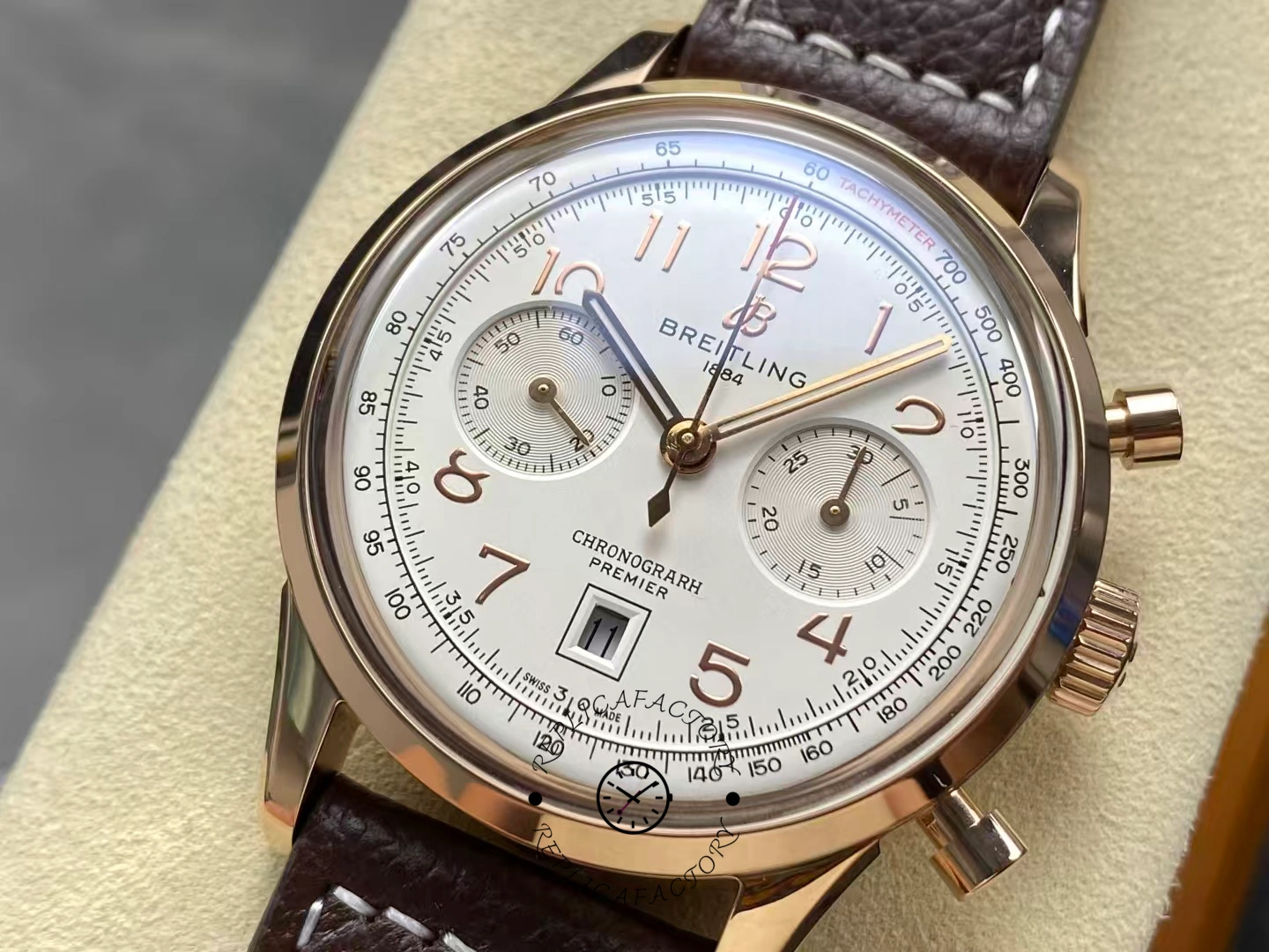 Breitling Premier B01 RB0145371G1P2 Rose Gold 42 Replica