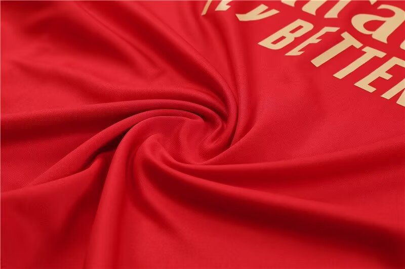 2023/2024 Arsenal Half Pull Training Wear Red Football Shirt