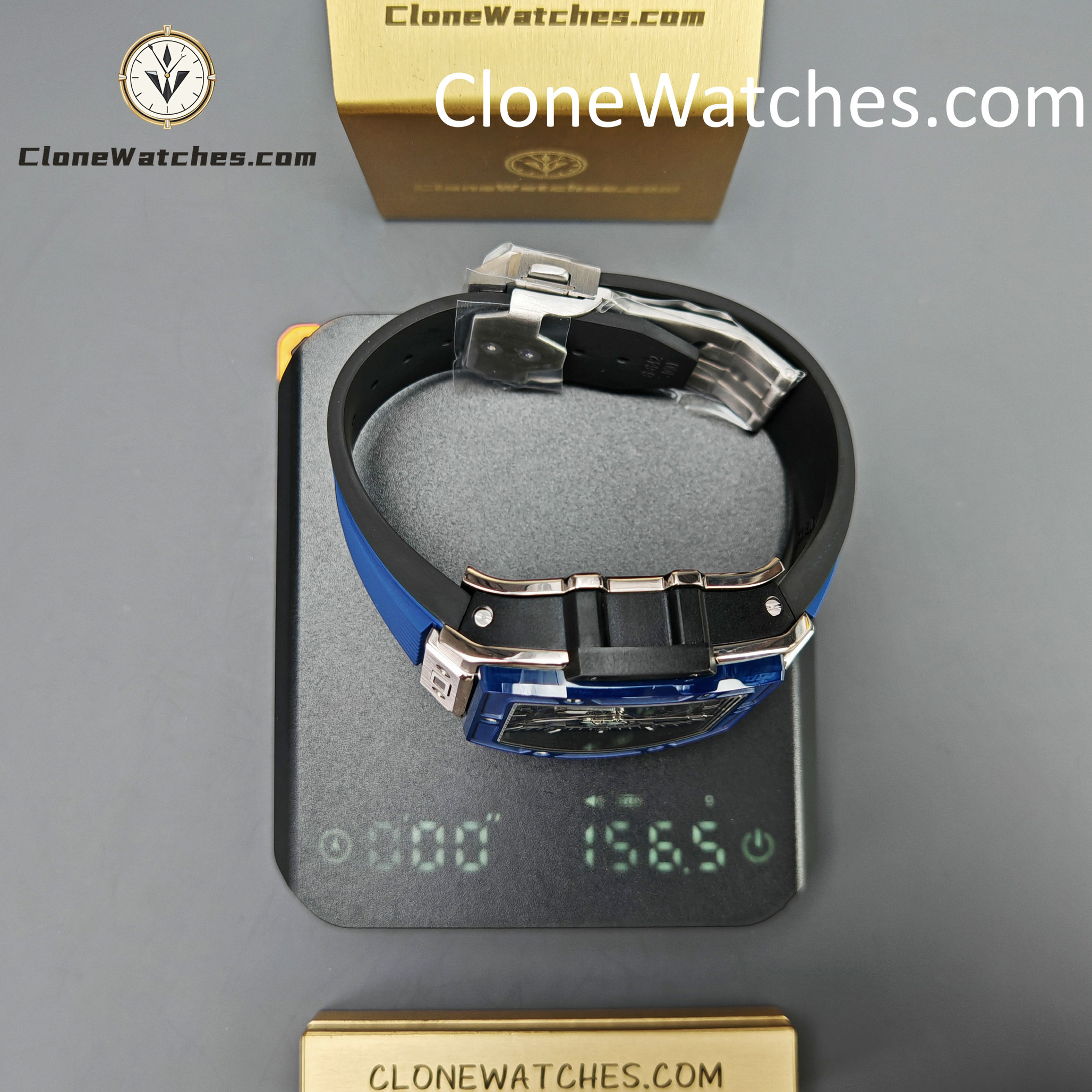 Hublot Super Clone Watches 1:1 Spirit of Big Bang Titanium Blue Ceramic 42MM 642.NL.7170.RX