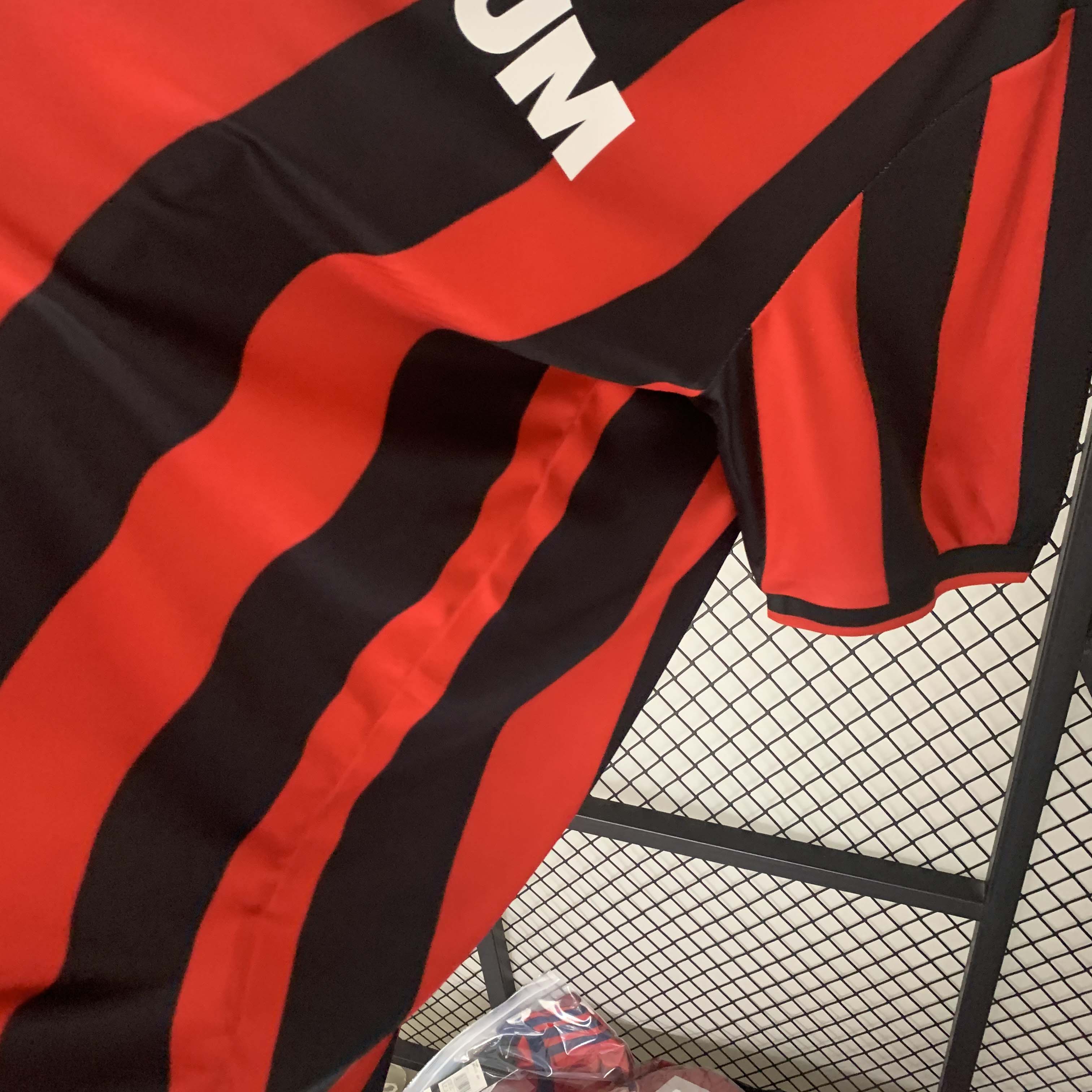1990/1991 Retro AC Milan Home Football Shirt 1:1 Thai Quality