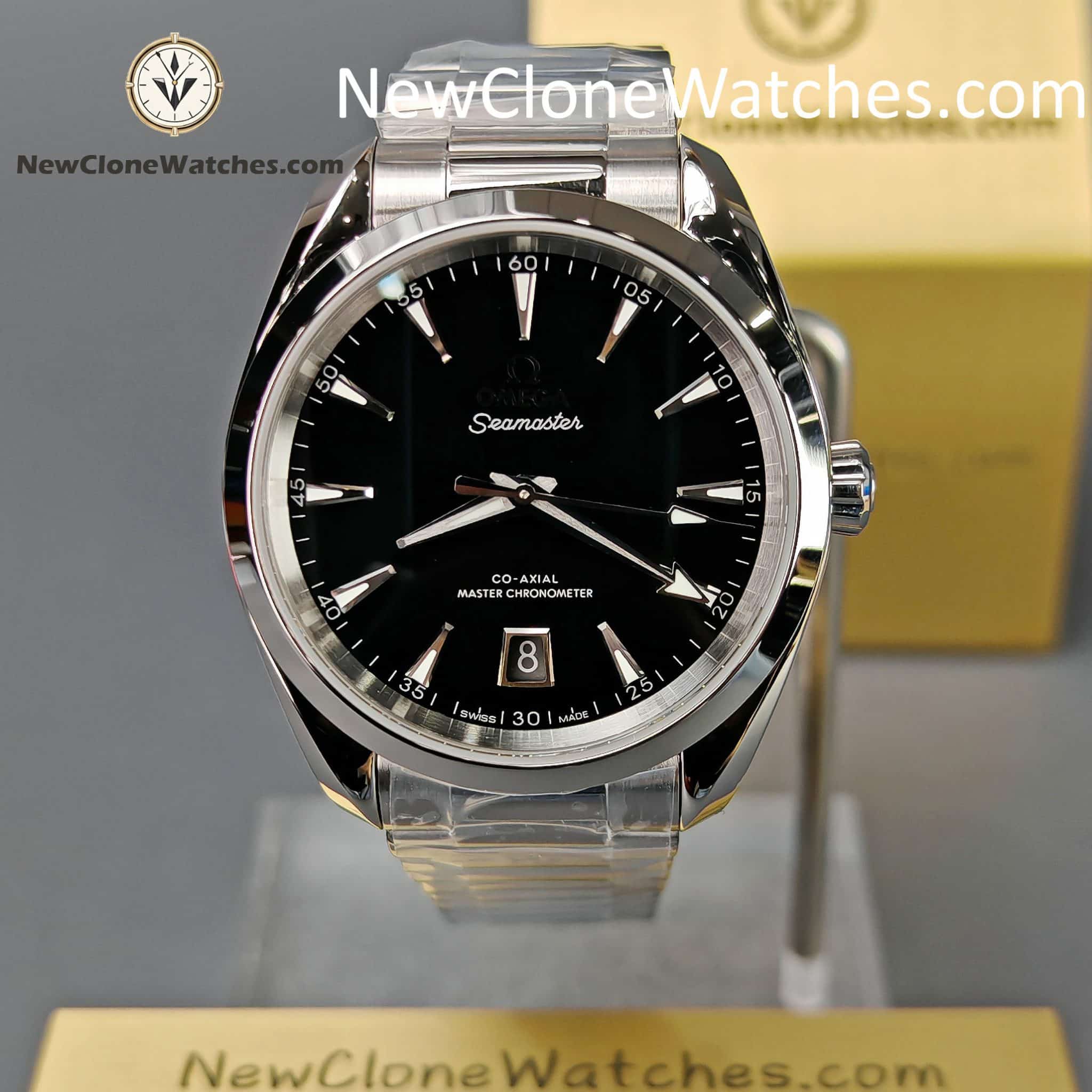 OMEGA Super Clone Watches 1:1 Seamaster Aqua Terra 150M 220.10.38.20.01.004 38MM Black Dial