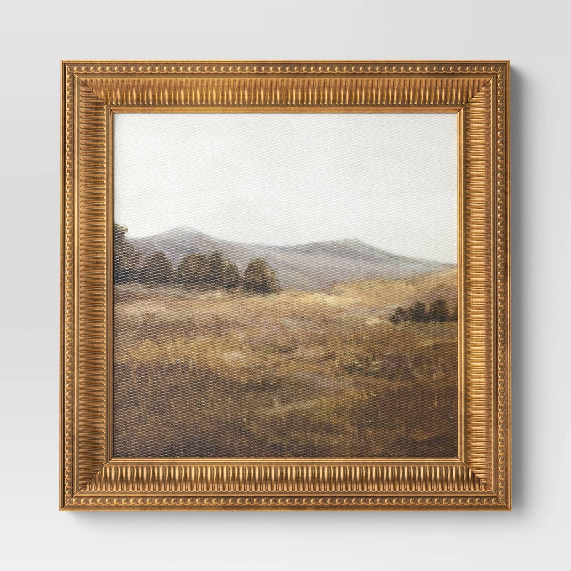 12" x 12" Prairie Land Framed Canvas Board - Threshold