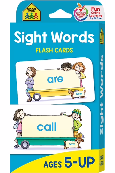 School Zone Sight Words Flash Cards (Revised edition) (Hardcover)