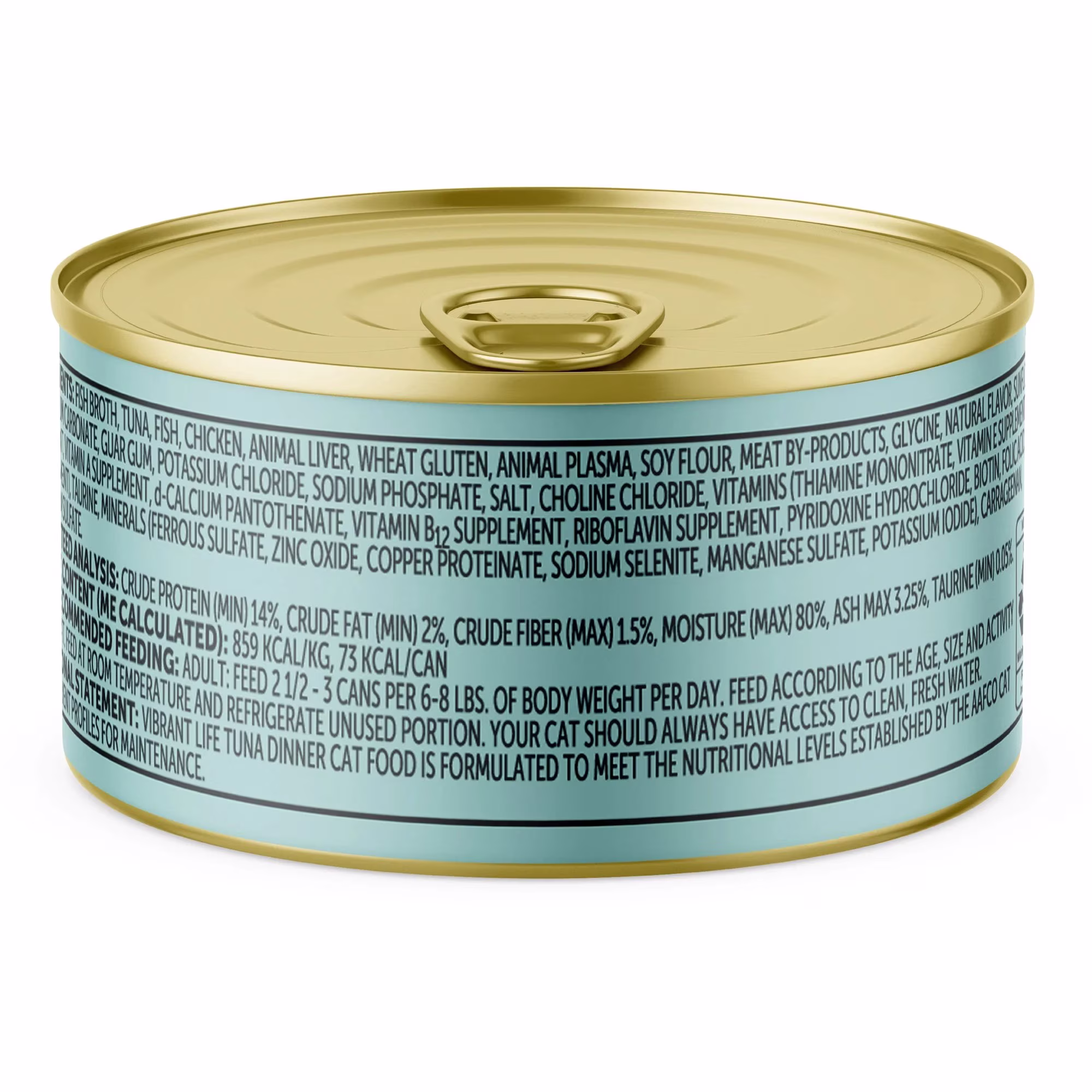Vibrant Life Flaked Tuna Wet Cat Food, 3 oz Can