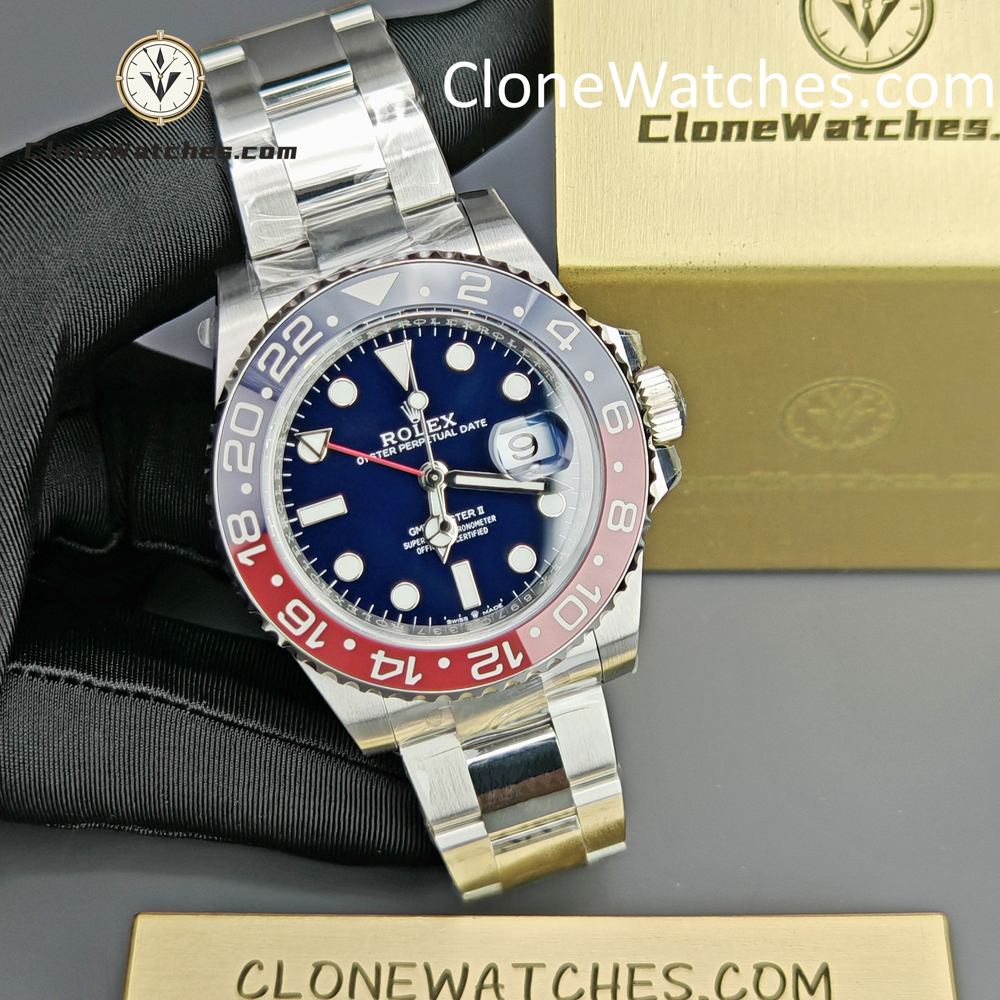 Rolex Super Clone Watches 1:1 GMT Master II m126719blro-0003 Oyster 3285 Movement