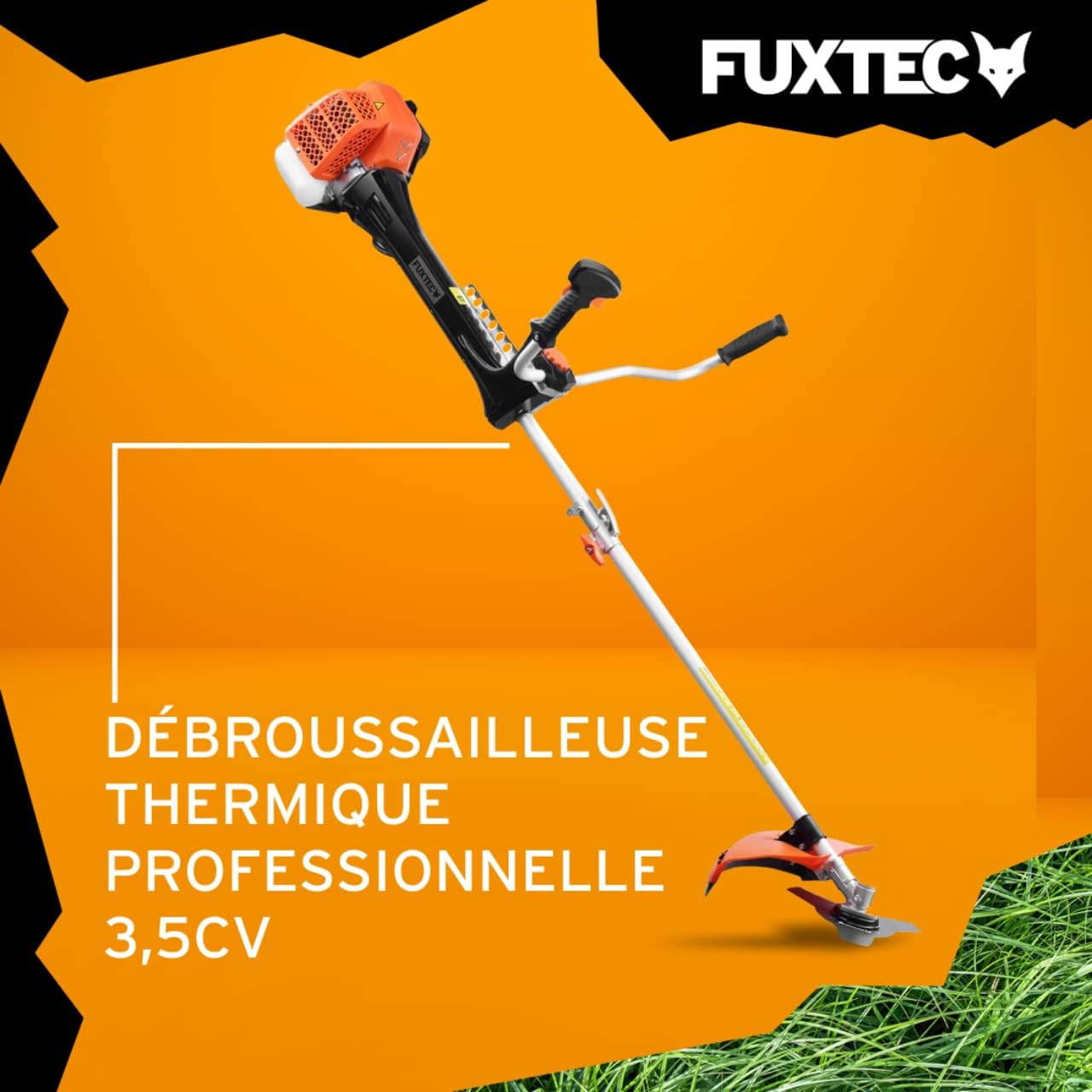 Débroussailleuse thermique 62 cm3 3,5 CV anti vibration coupe bordure lame 3 dents