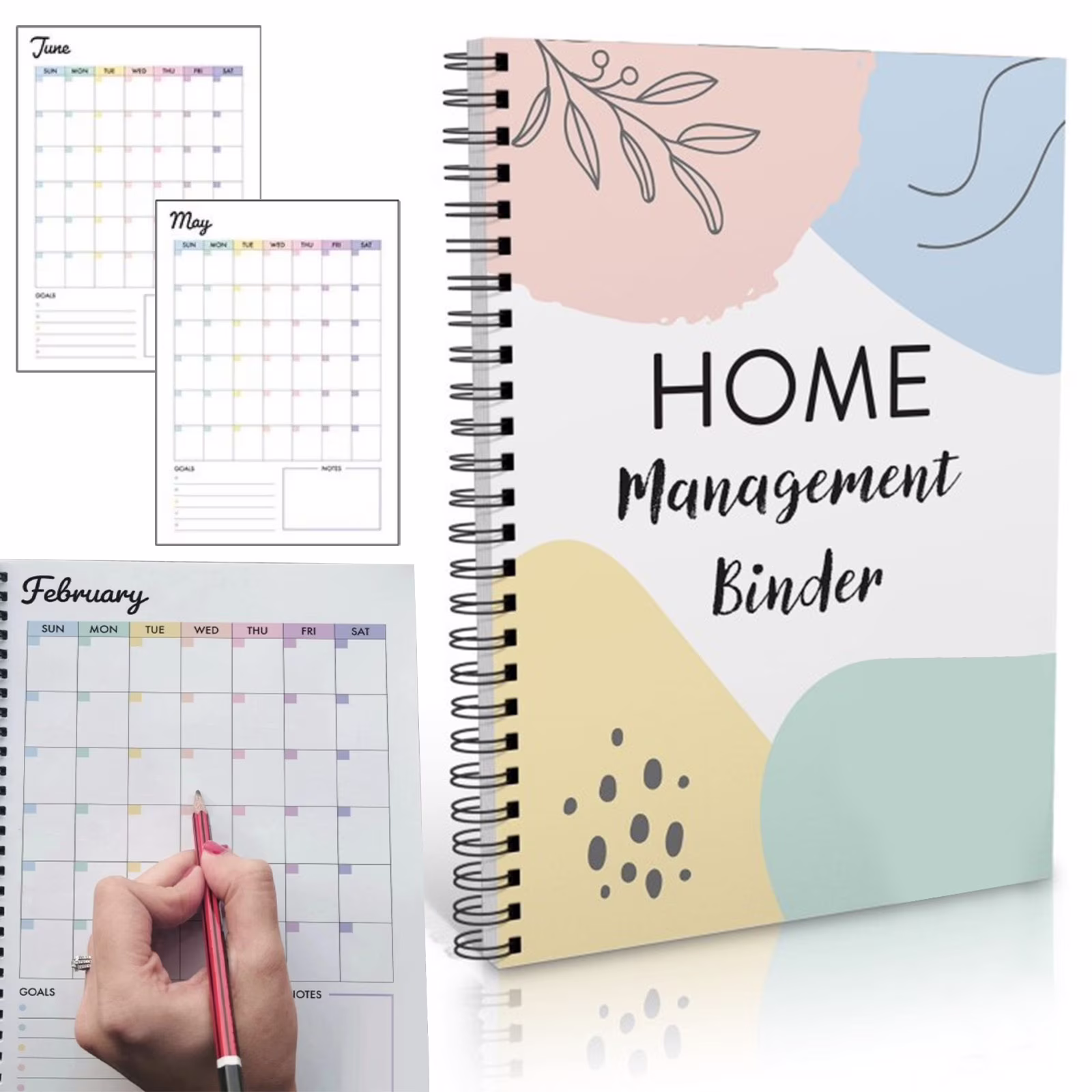 2026 Cleaning Planner for Adults with Adhd,Cleaning Checklist Planner, Home Cleaning Schedule Notebooks with Daily Task Checklists Weekly Organizers for Household Chores Cleaning Routines,8.2" X 5.4"