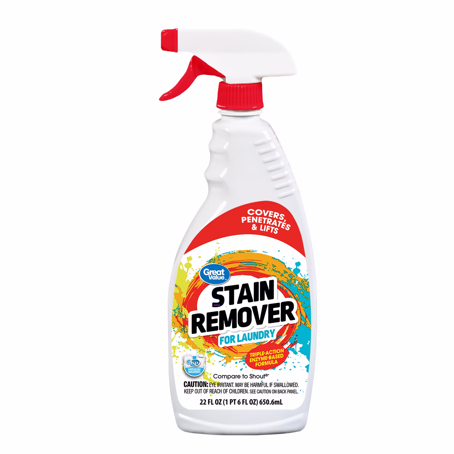 Great Value Laundry Stain Remover Spray, 22 fl oz
