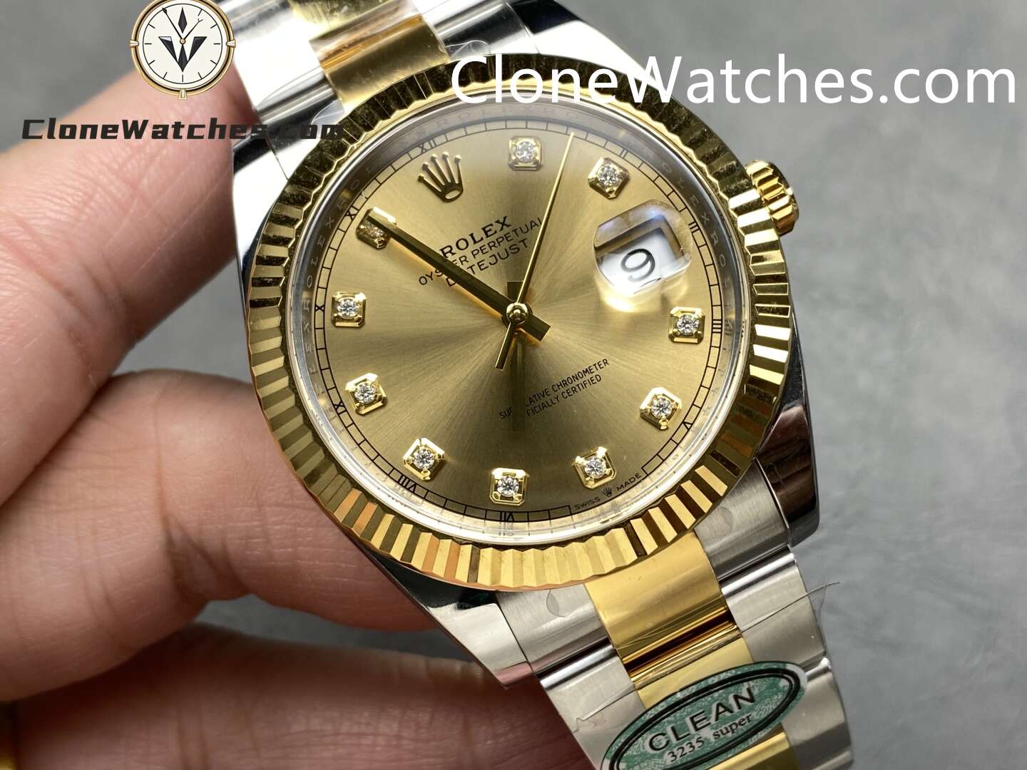 Rolex Super Clone Watch 1:1 DateJust m126333-0011 Oyster 41MM 3235 Movement