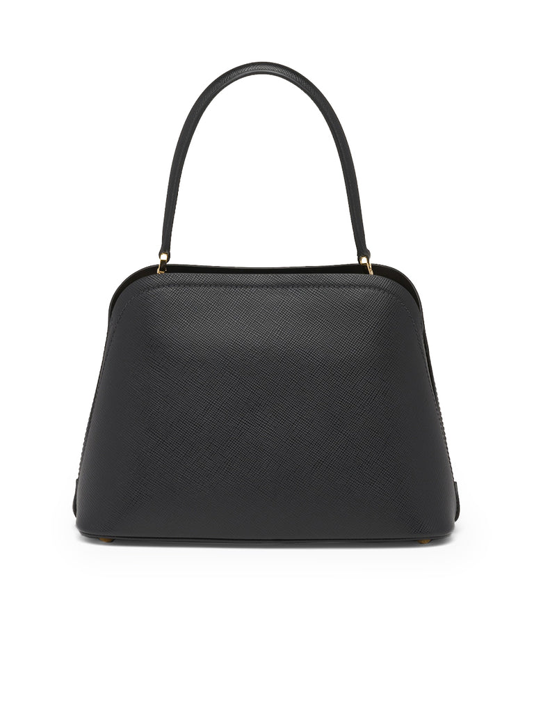Prada Medium Saffiano Leather Prada Matine Bag in Black