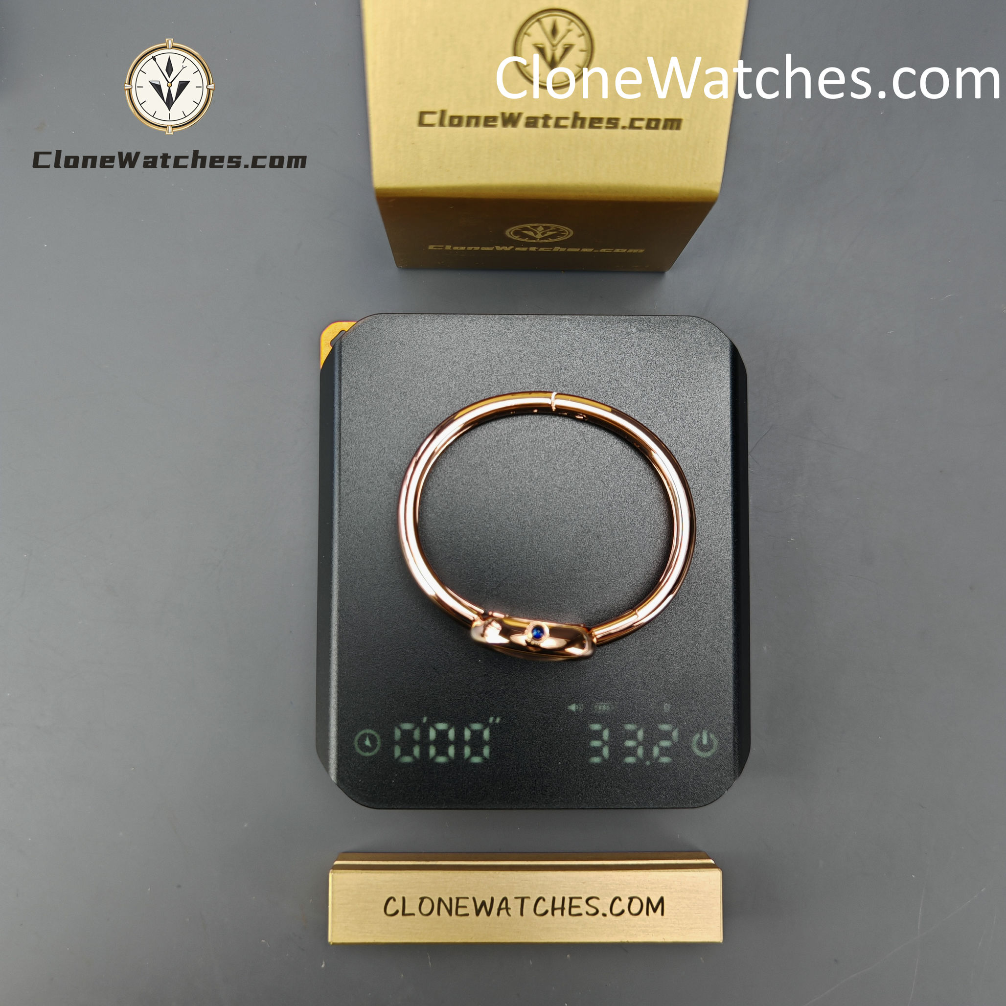 Cartier Super Clone Watches 1:1 Baignoire Rose Gold White Dial WGBA0019