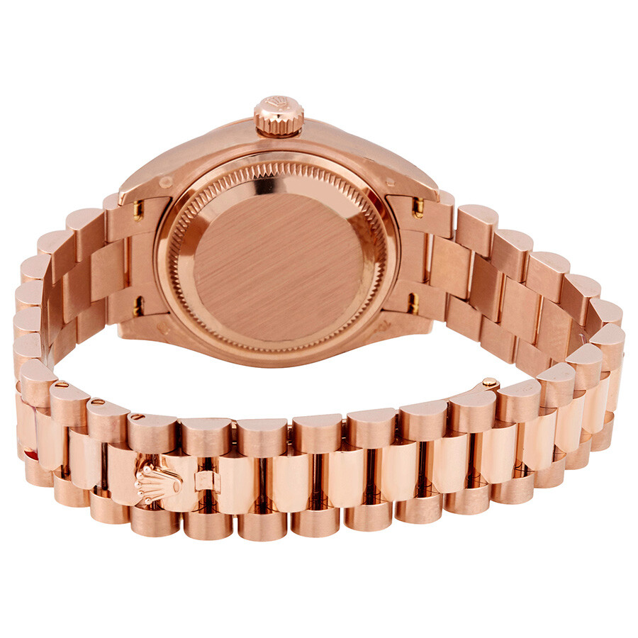 Rolex Lady-Datejust 28 Chocolate Dial 18K Everose Gold President Automatic Ladies Watch 279165CHRDP（Lifetime free warranty+90-days replacement service & Refund!.）