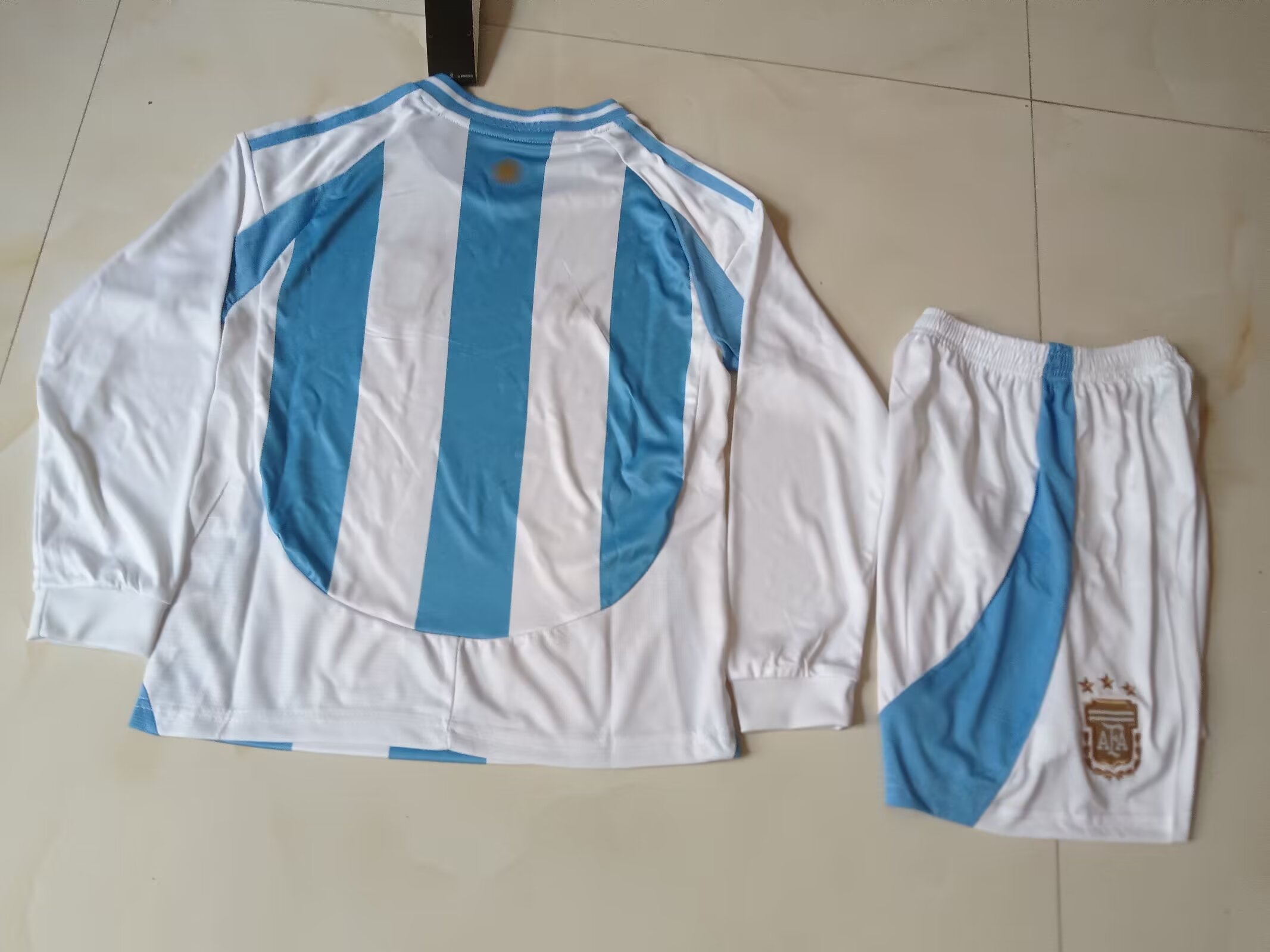 2024/25 Argentina Home Long Sleeves-Children's suit