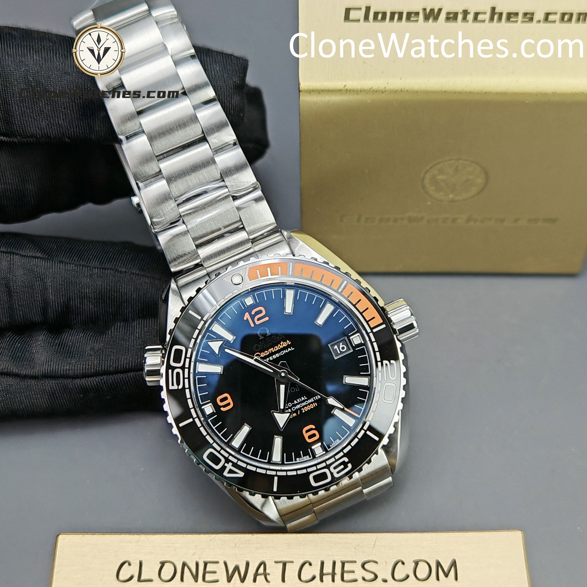 OMEGA Super Clone Watches 1:1 Seamaster Ocean Planet 600M 215.30.44.21.01.002 43.5 mm
