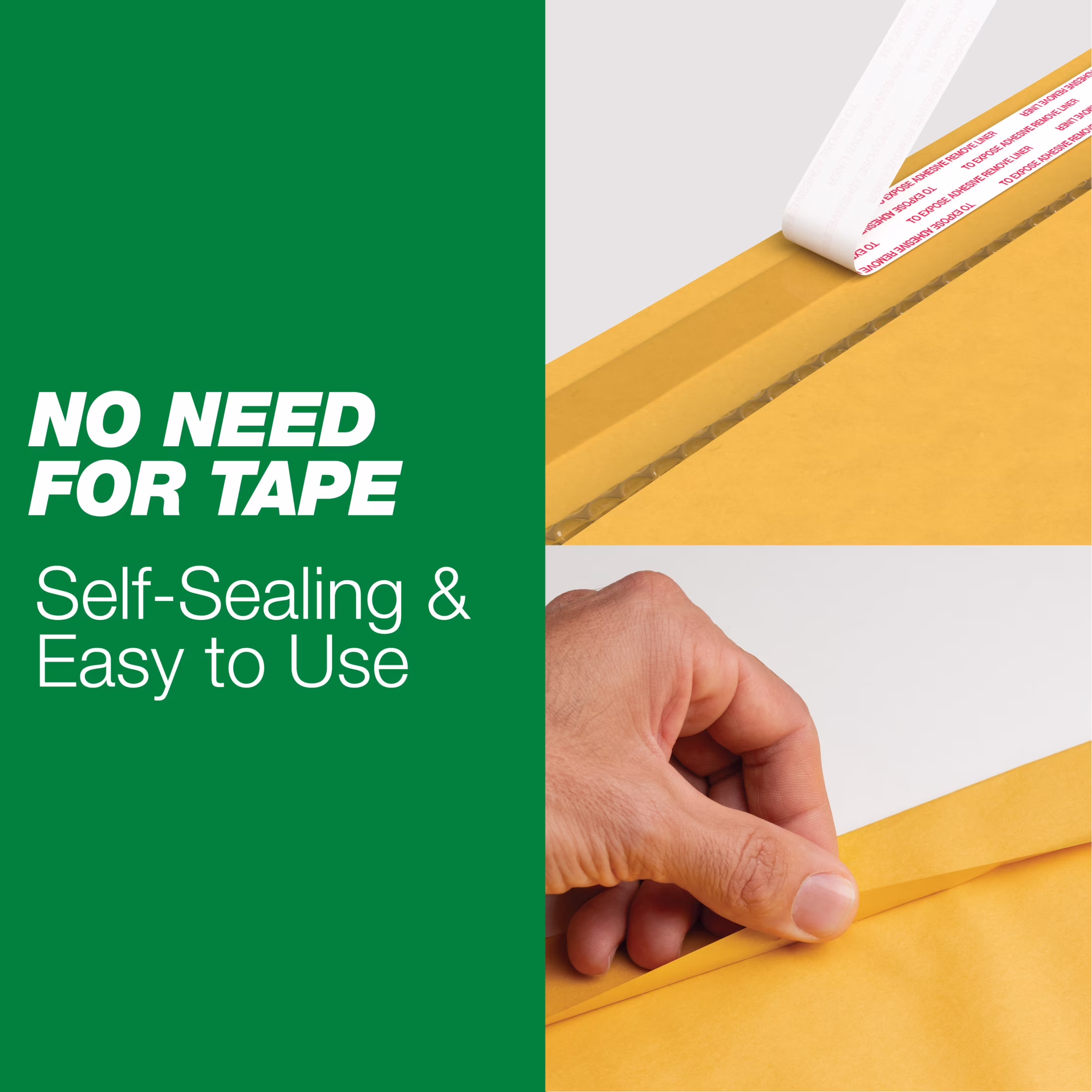 Duck Self-Seal Kraft Bubble Mailer #5, 10.5