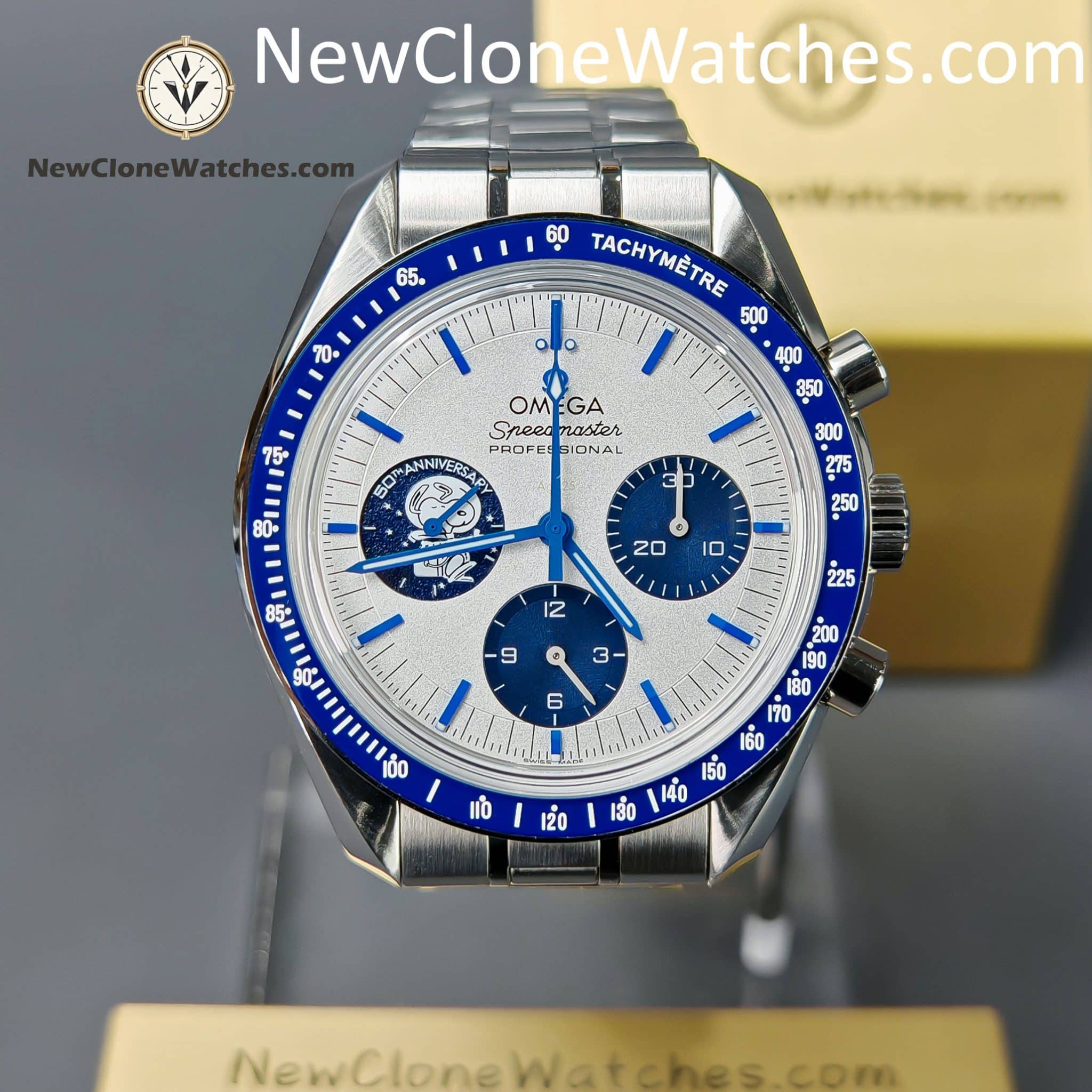 OMEGA Super Clone Watches 1:1 Speedmaster Anniversary Series ��Silver Snoopy Award�� 310.32.42.50.02.001 42mm