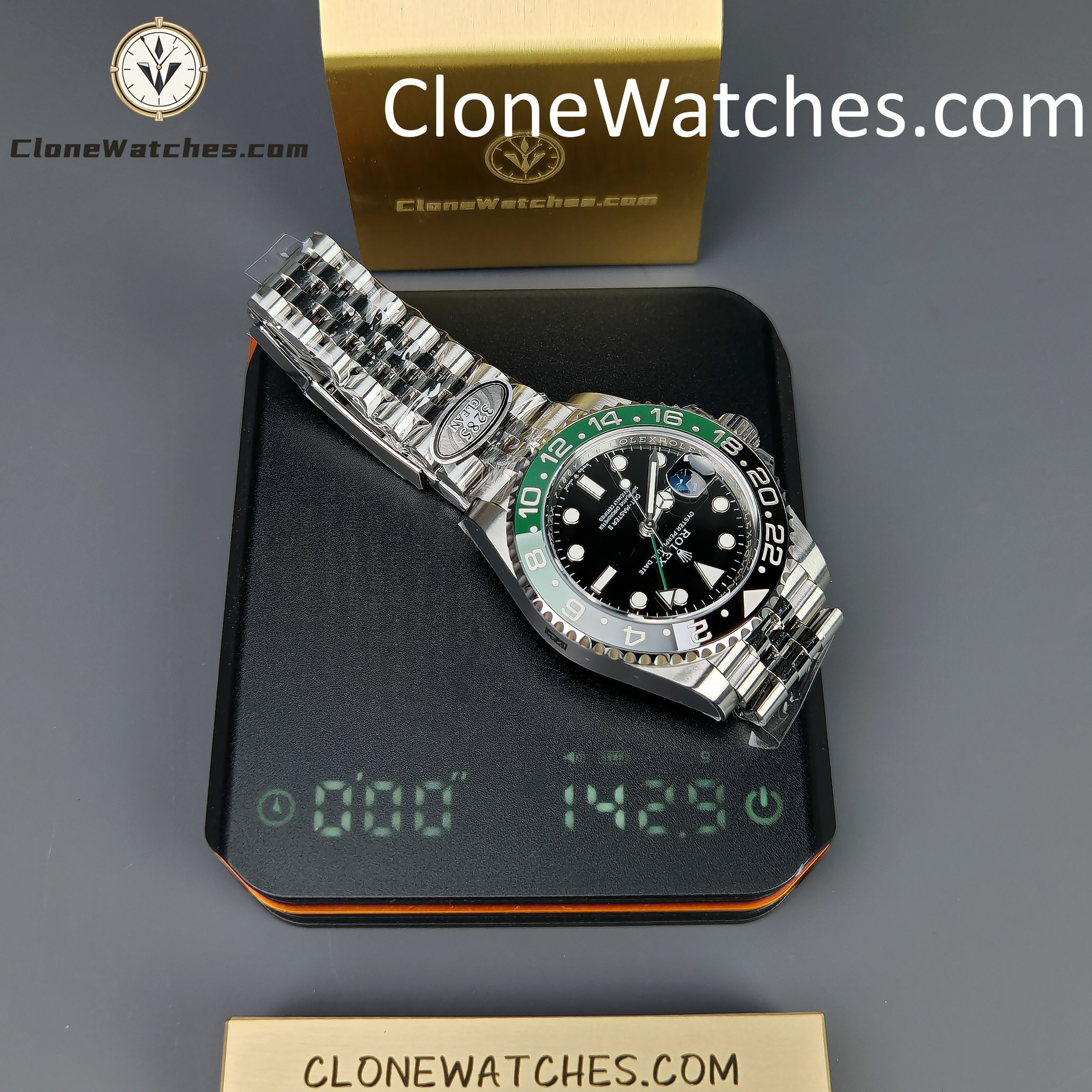 Rolex Super Clone Watches 1:1 Sprite GMT Master II m126720vtnr-0002 Jubilee 3285 Movement