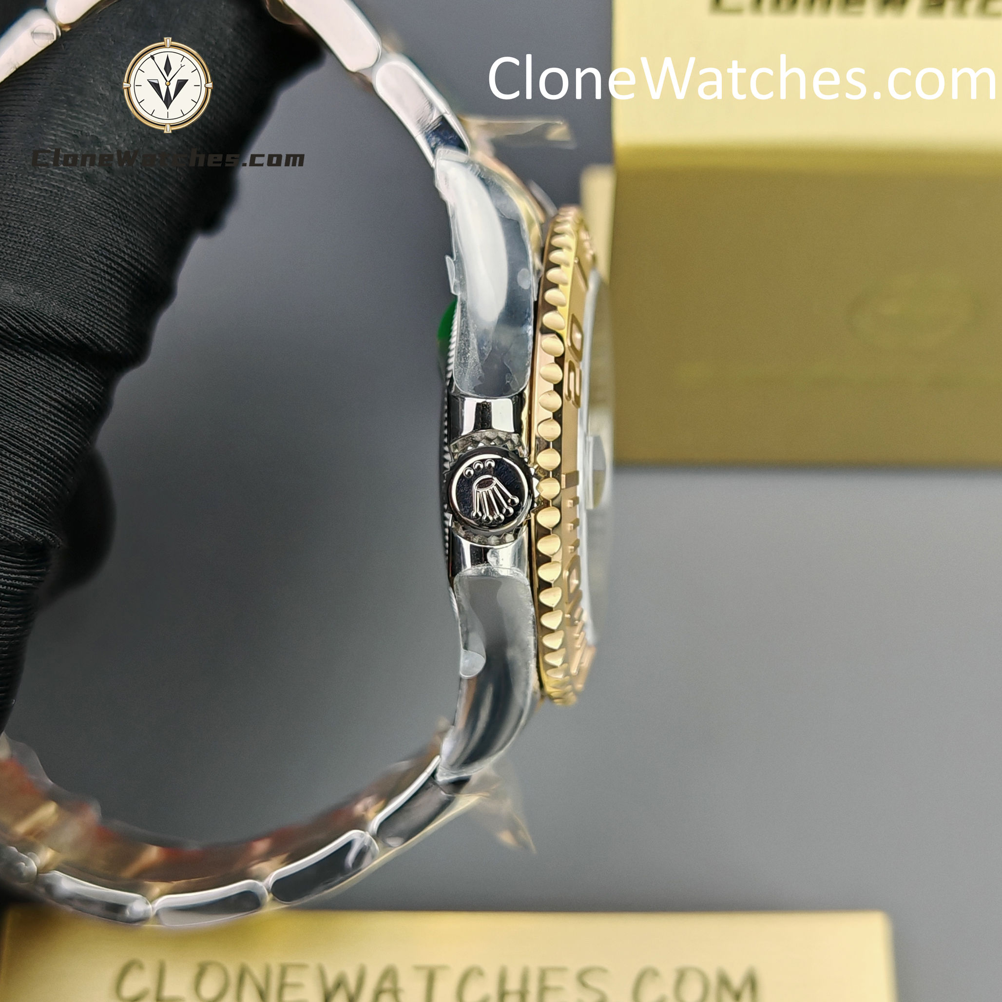 Rolex Super Clone Watches 1:1 Yacht Master Brown Dial Rose Gold M126621-0001 3235 Movement