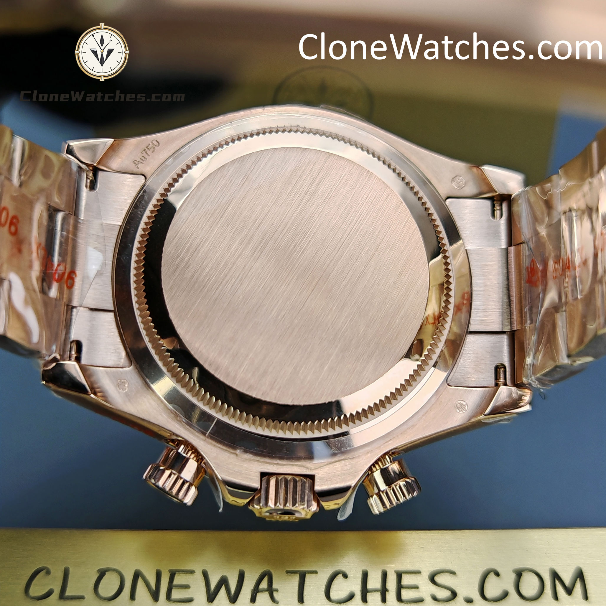 Rolex Super Clone Watches 1:1 Daytona Rose Gold Brown Dial M126505-0005 4131 Movement