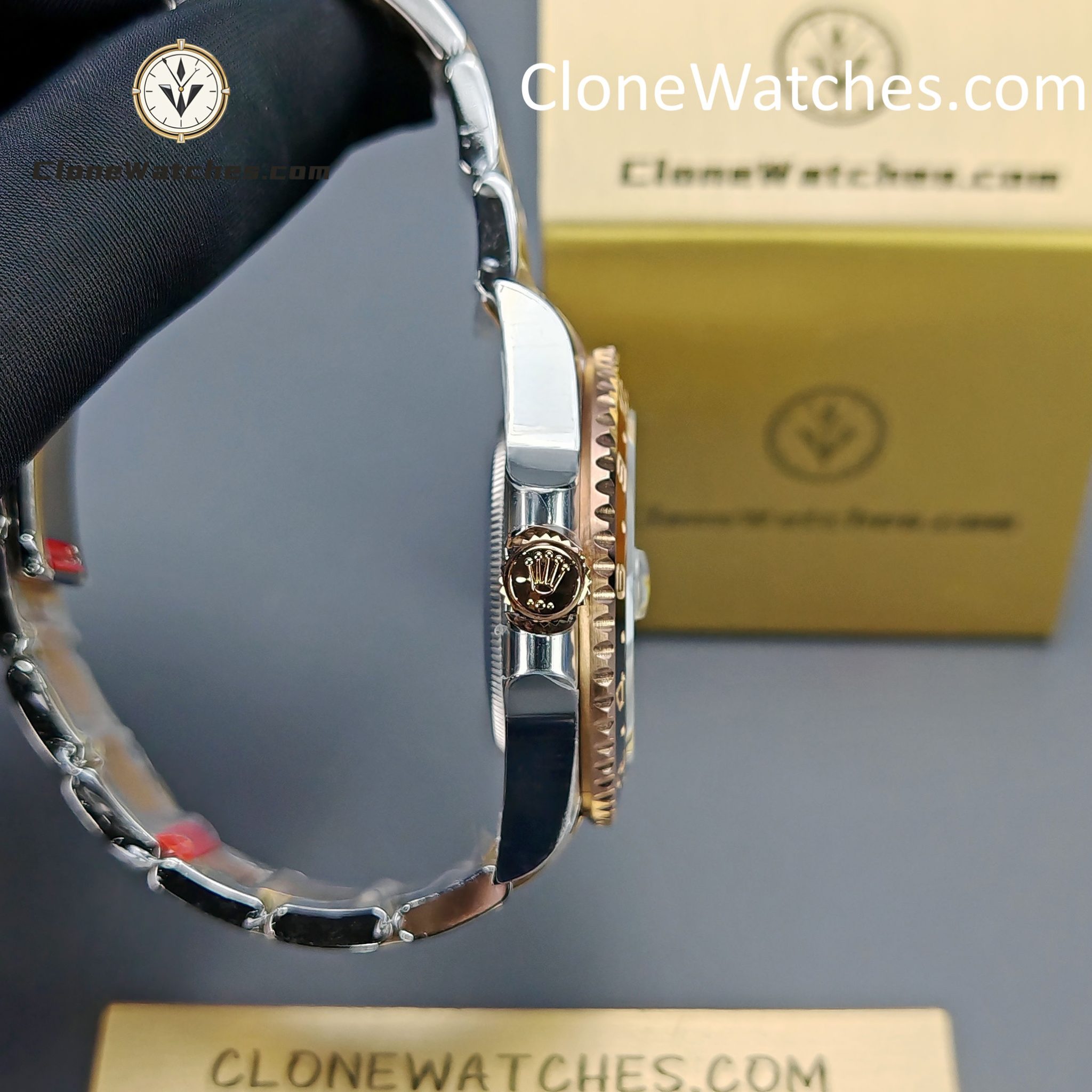 Rolex Super Clone Watches 1:1 Rootbeer GMT Master II M126711chnr Oyster 3285 Movement 40mm