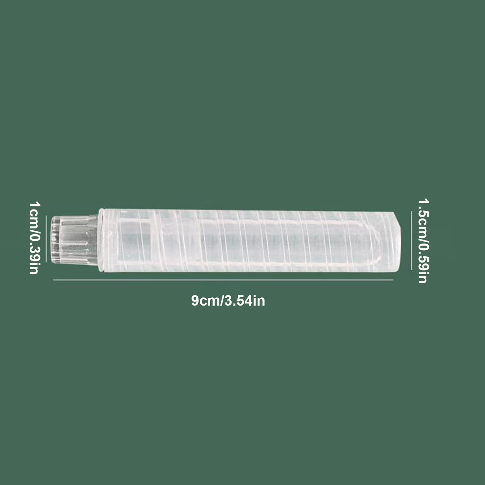 Hearthoom Sidewalk Chalk Holder with Adjustable Clip And Rotating Design, Plastic Railroad Chalk Holder for Teachers Students And Classroom Use Clear