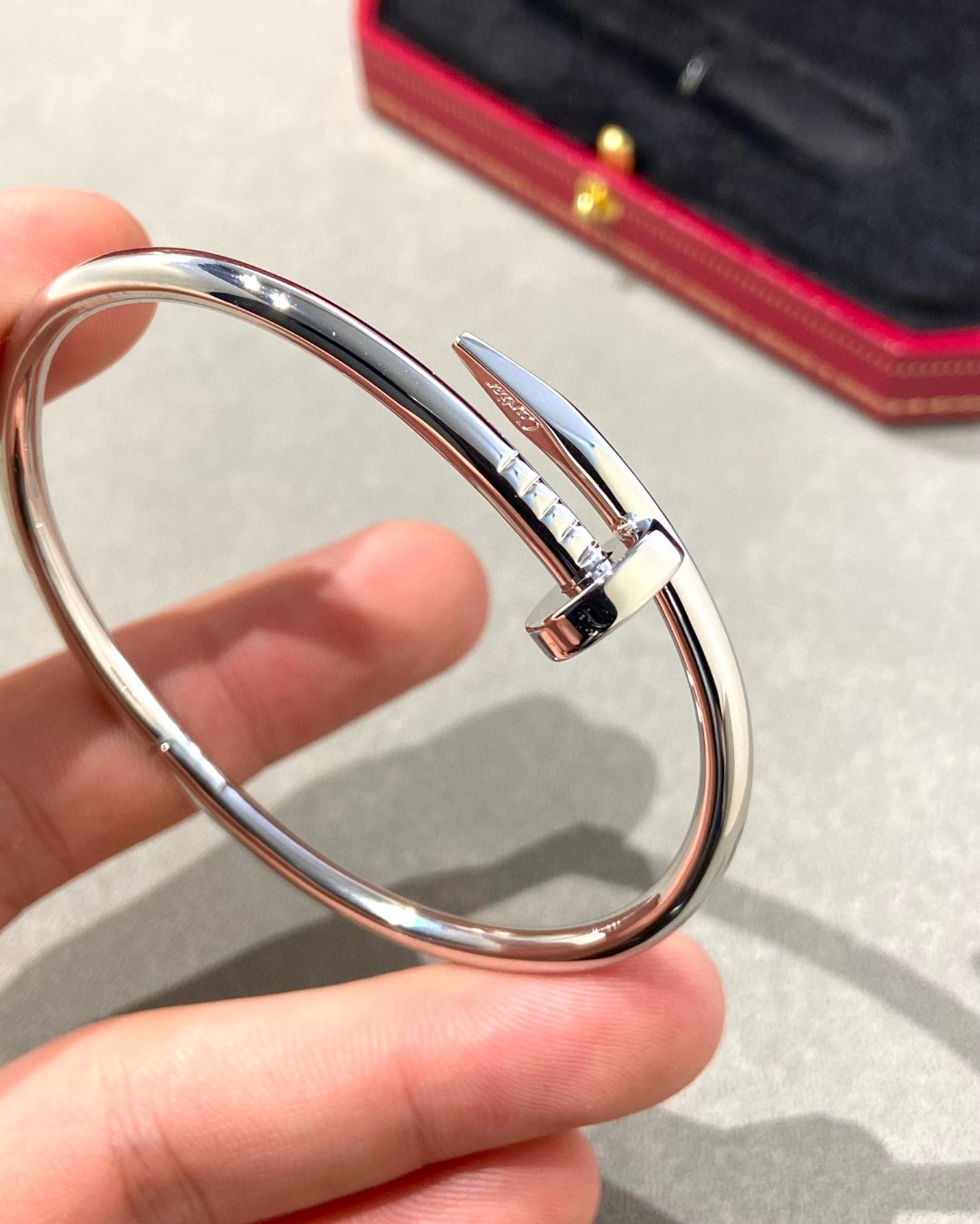 Cartier Diamond Free 18K Platinum Bracelet
