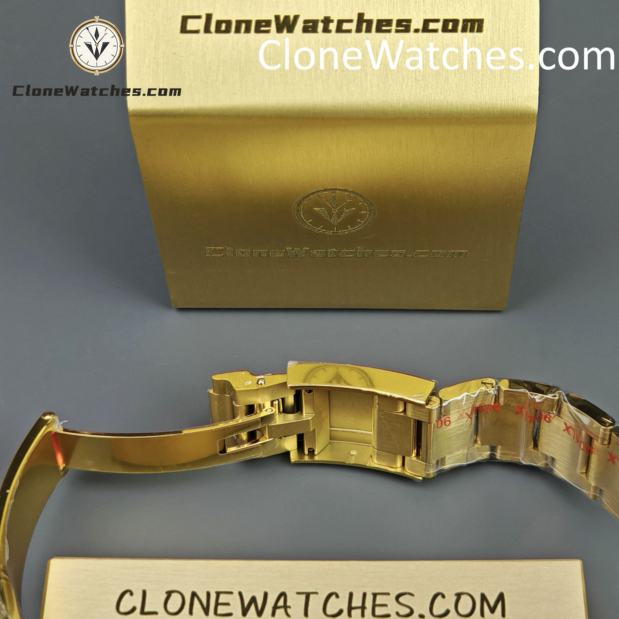 Rolex Super Clone Watches 1:1 Daytona 18K Yellow Gold Plating M126508-0008 4131 Movement