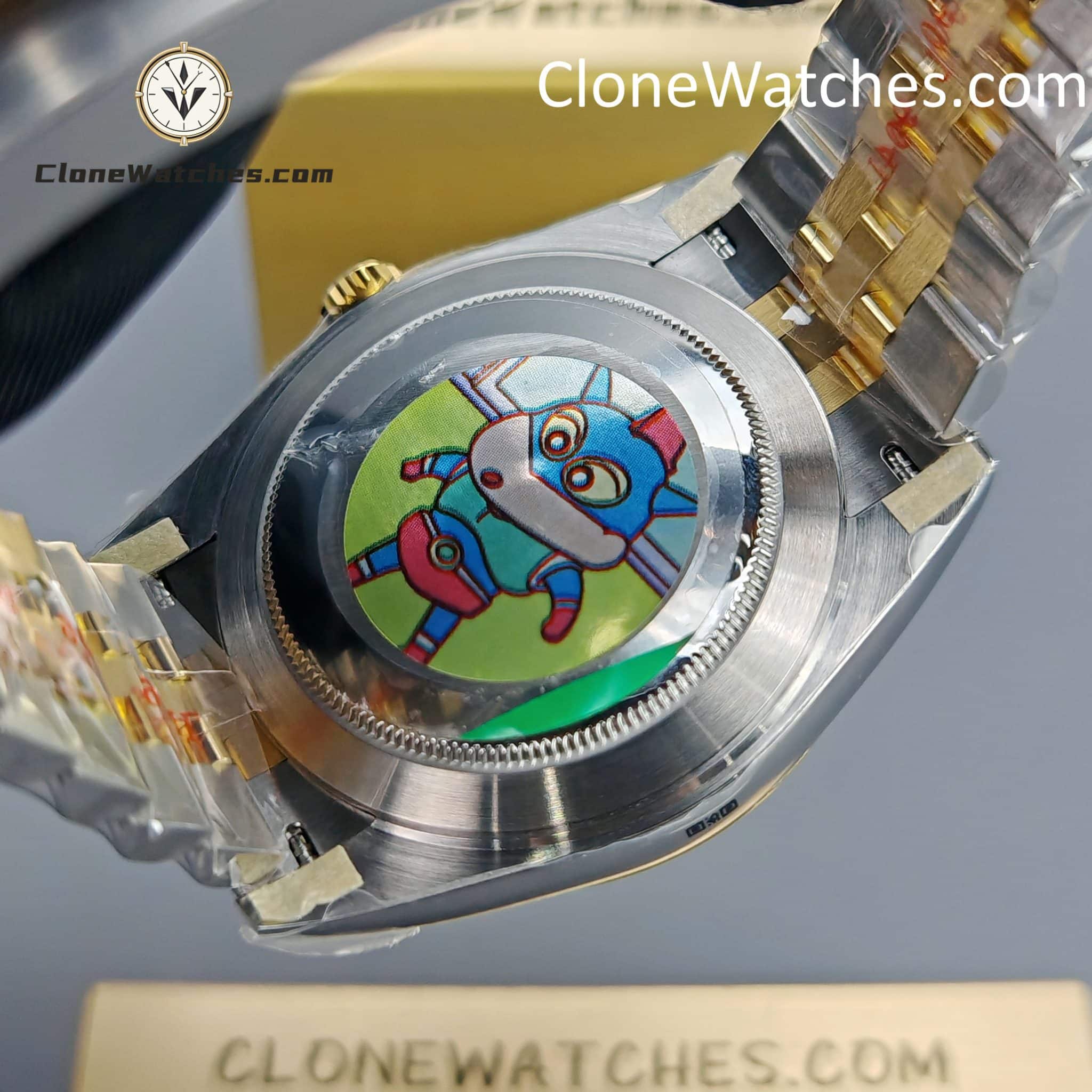 Rolex super replica watch 1:1 DateJust Black Diamond Dial m126333-0006 Jubilee 41MM 3235 movement