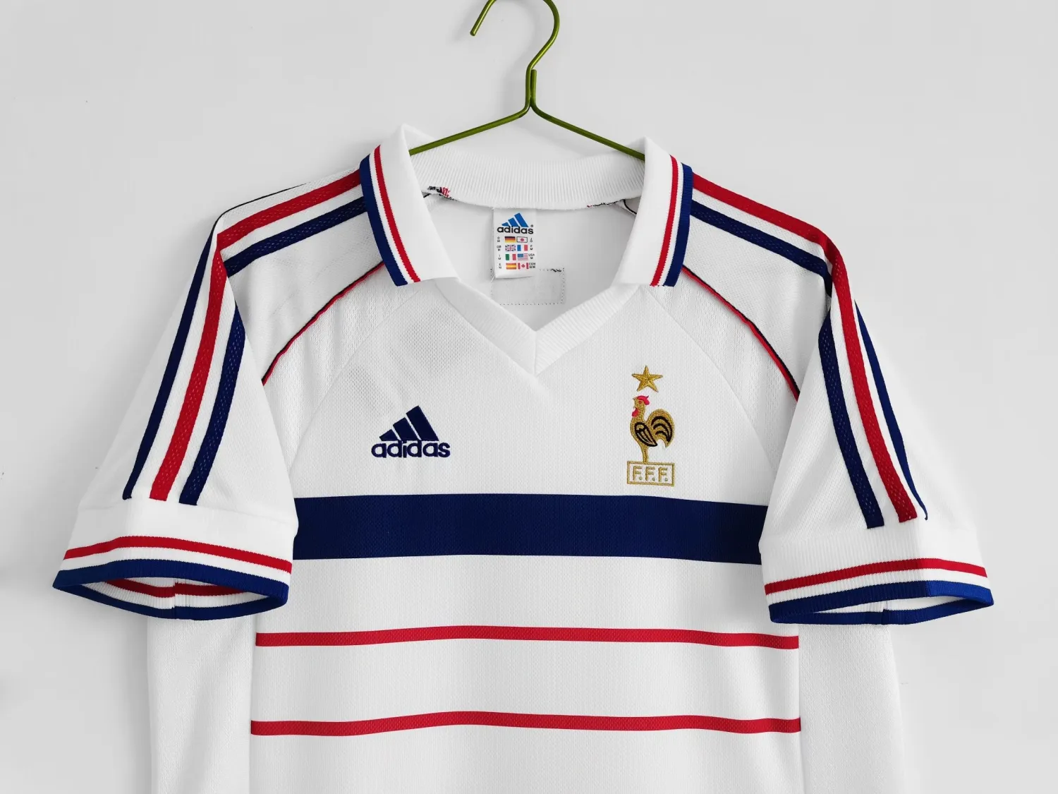 1998 France away retro jersey