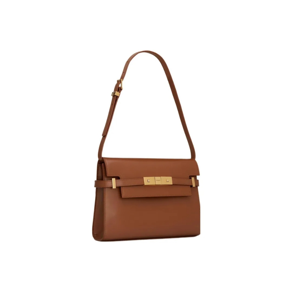 YSL Manhattan Shoulder Bag Cowhide Leather