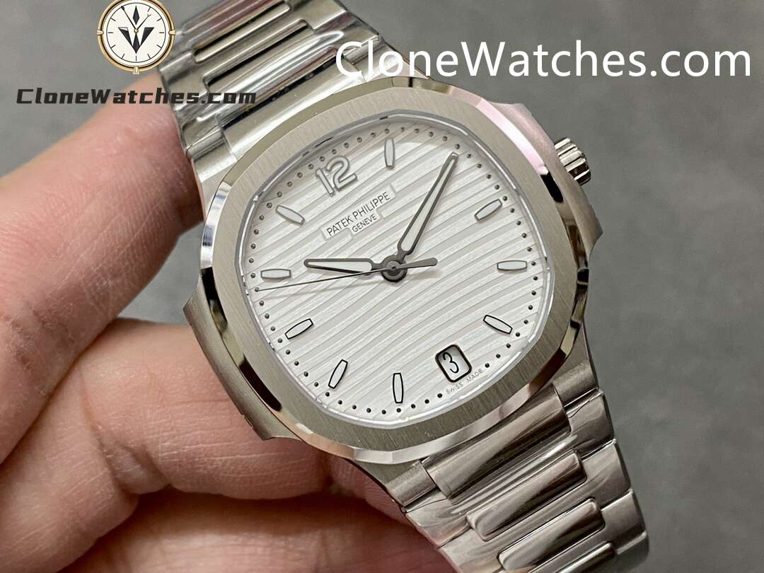 Patek Philippe Super Clone Watches 1:1 Nautilus White Dial 7118/1A-010 35.2 mm