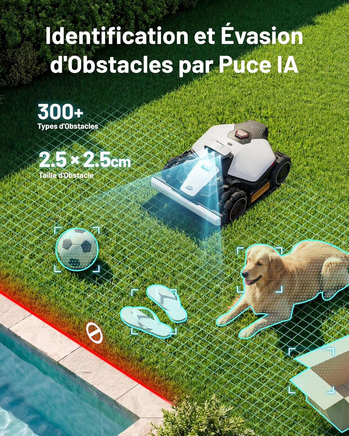 Robot tondeuse LUBA Mini 2 AWD 1000