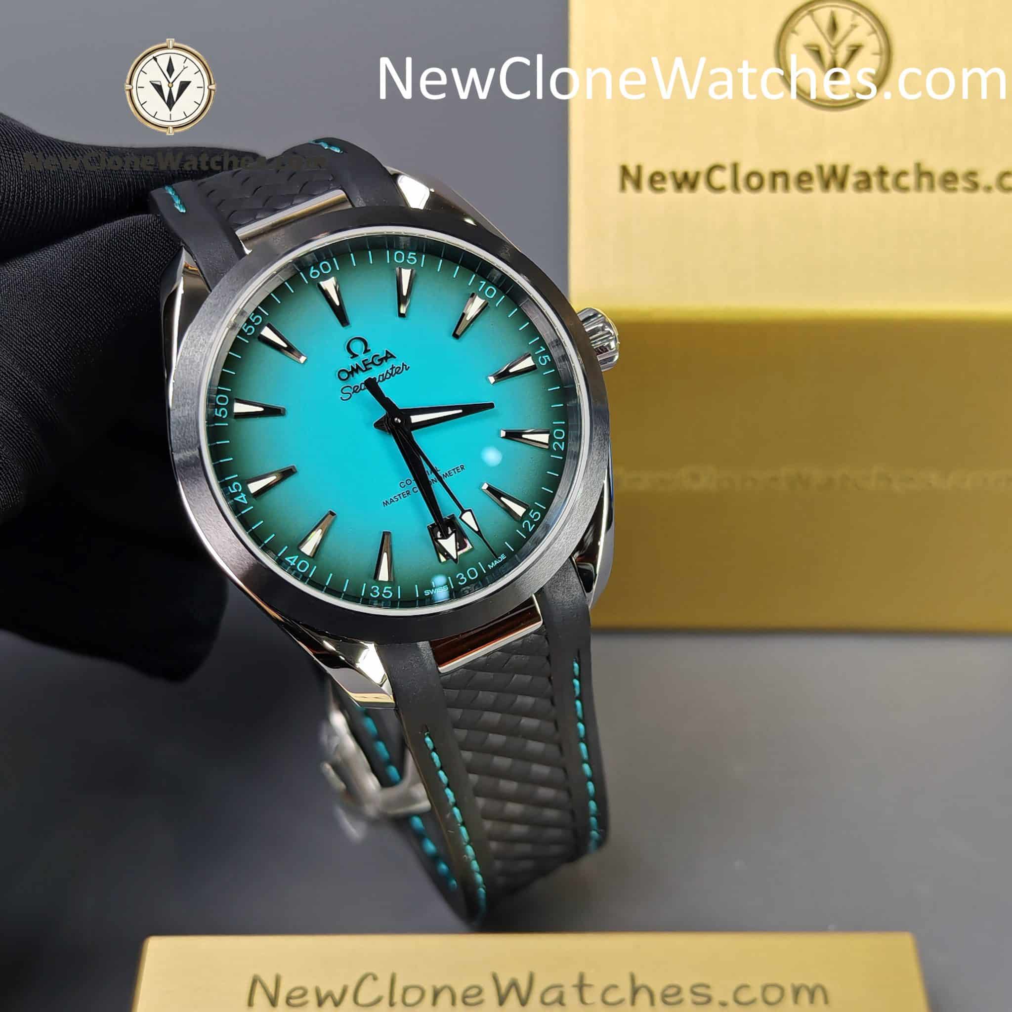 OMEGA Super Clone Watches 1:1 Seamaster Aqua Terra 150M 220.32.41.21.03.001 41 mm Blue Dial