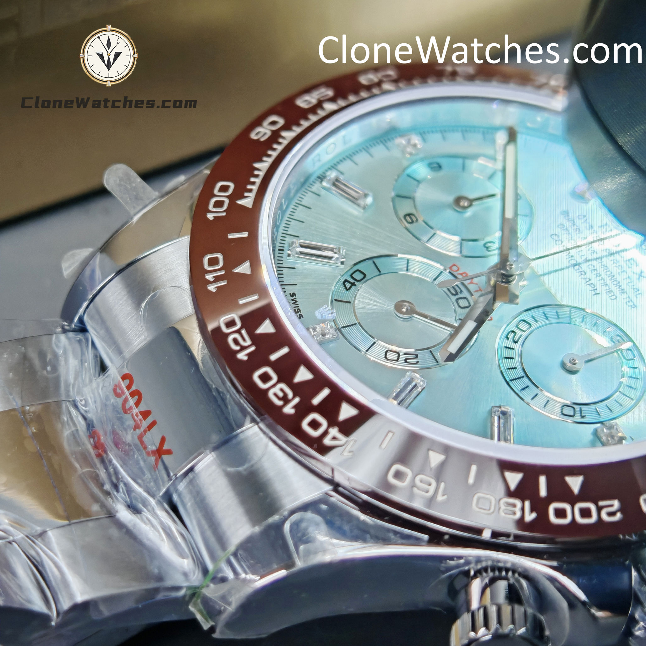 Rolex Super Clone Watches 1:1 ICE BLUE Daytona M116506-0002 4130 Movement