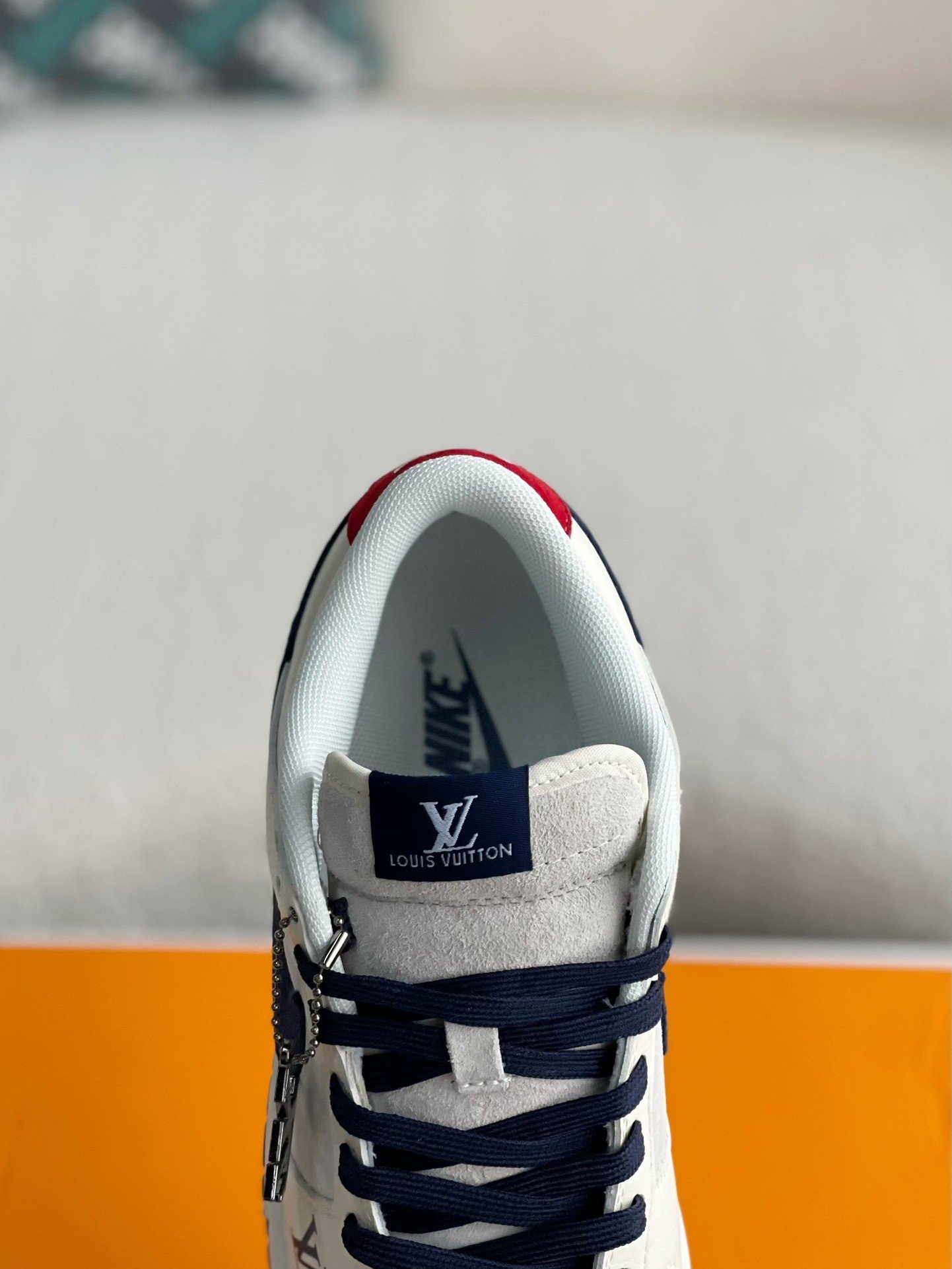Louis Vuitton LV   Nike Dunk Low-top board shoes