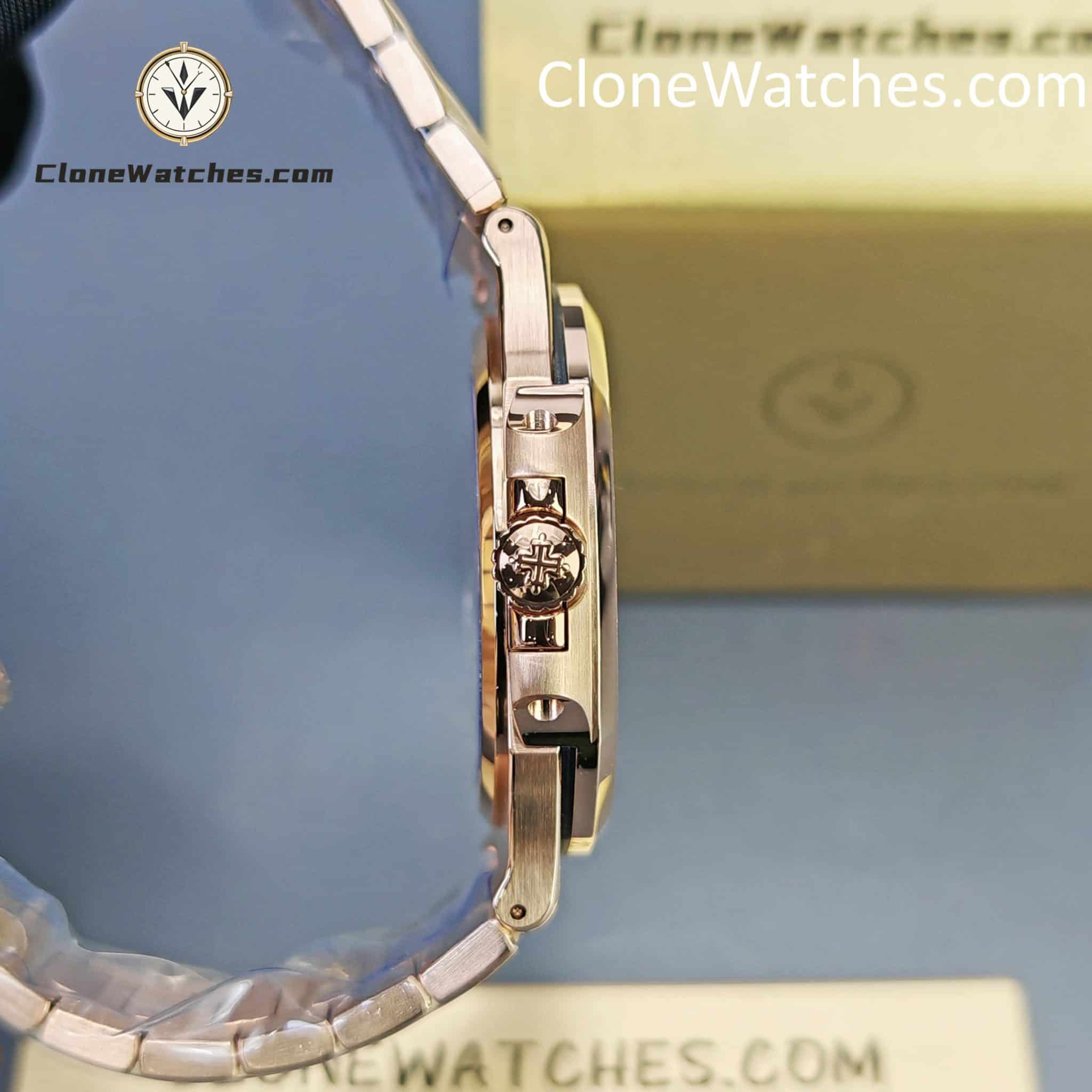 Patek Philippe Super Clone Watches 1:1 Nautilus 5711 Grey Dial 18K Rose Gold