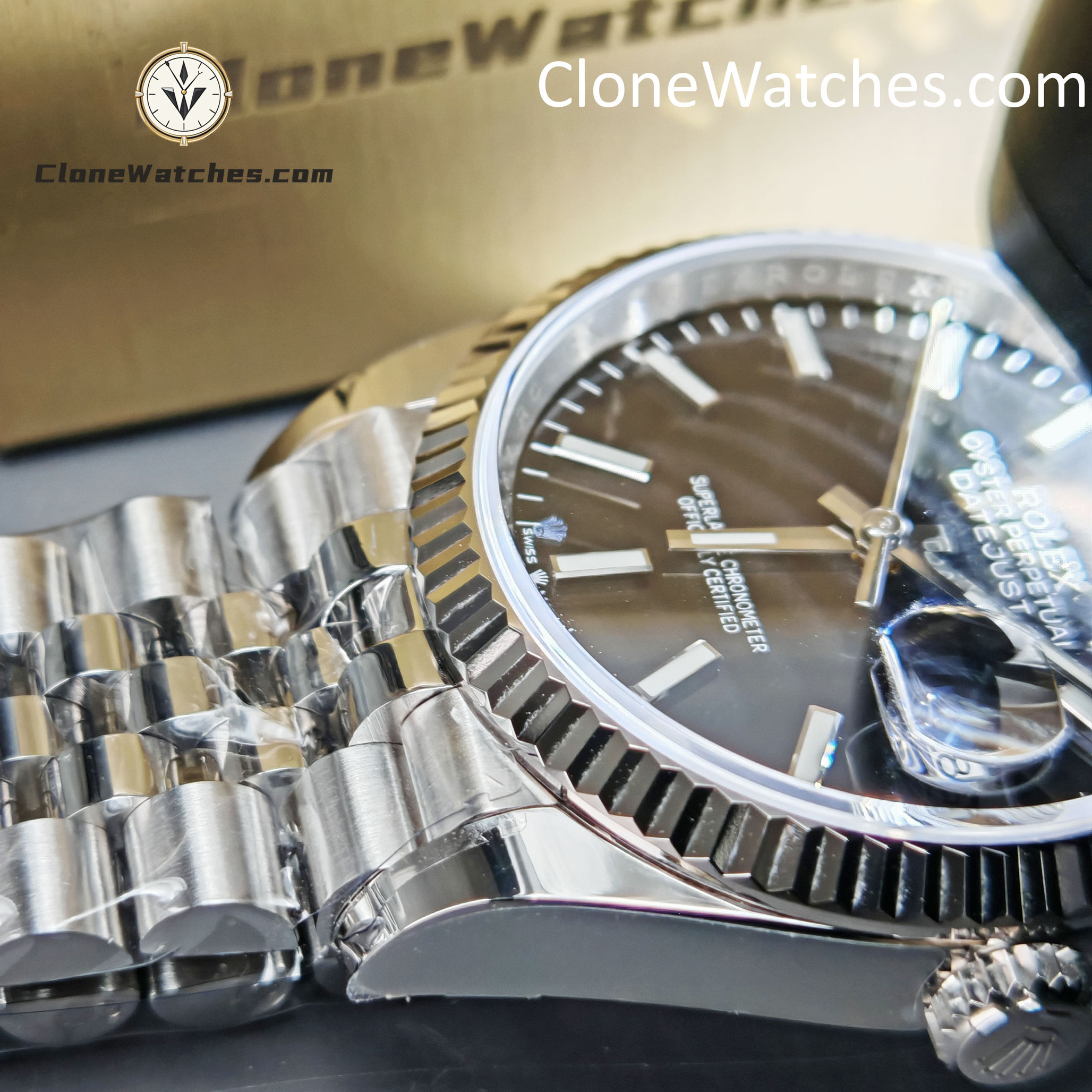 Rolex Super Clone Watches 1:1 DateJust M126234 – 0015 Black Dial Jubilee 36MM 3235 Movement
