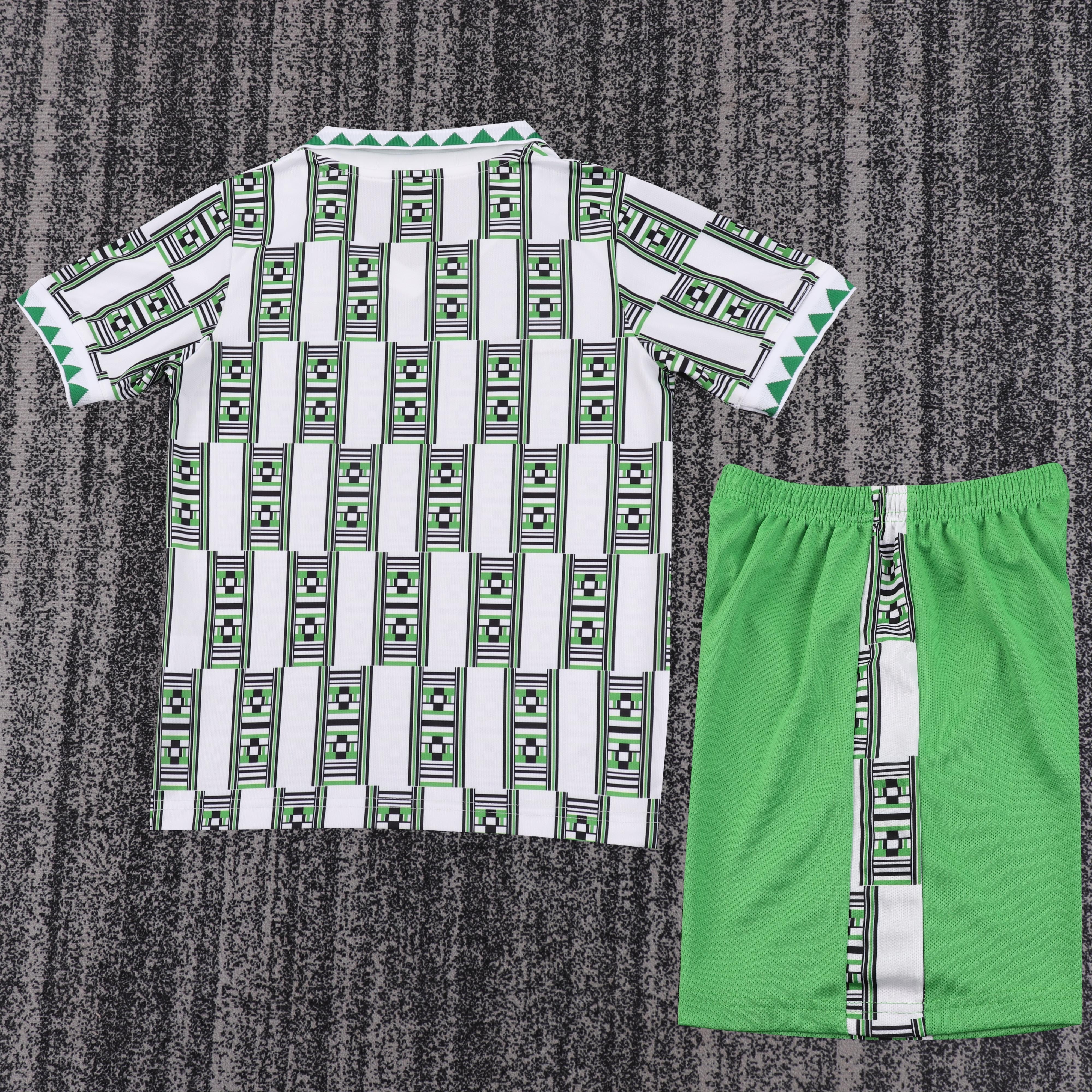 1994 Nigeria Away Retro Children's Jersey Set - Fans Edition