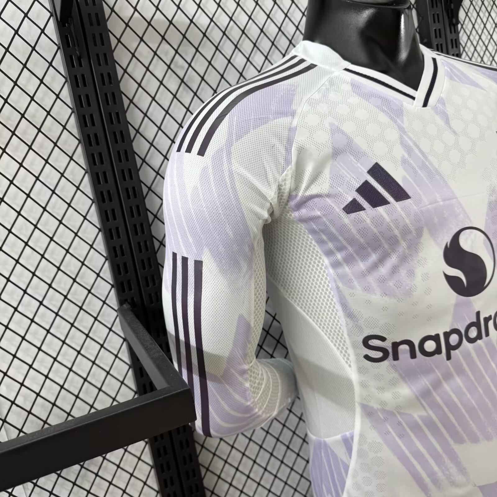 2025-26 Manchester United Away Long Sleeve Shirt - Player Edition