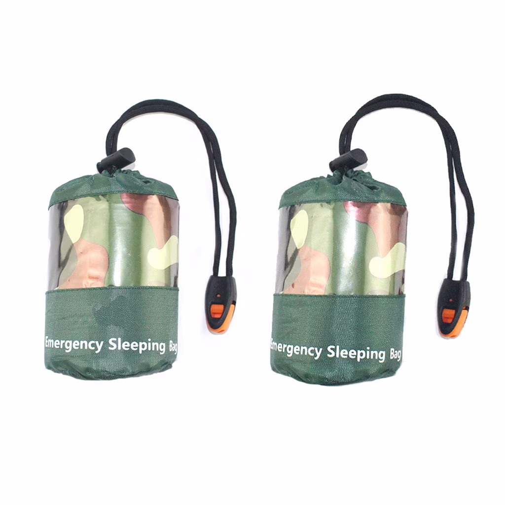 Outdoor Sports, Camping Cold And Windproof Camouflage Sleeping Bag Backpack