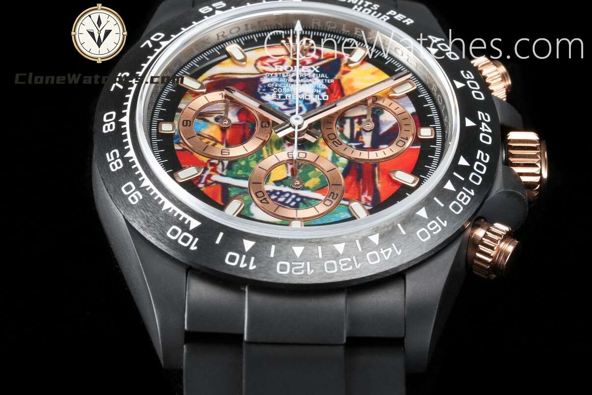 Modified Super Clone Watches 1:1 AET Rolex Daytona Ceramic THE INJURED BULLFIGHTER