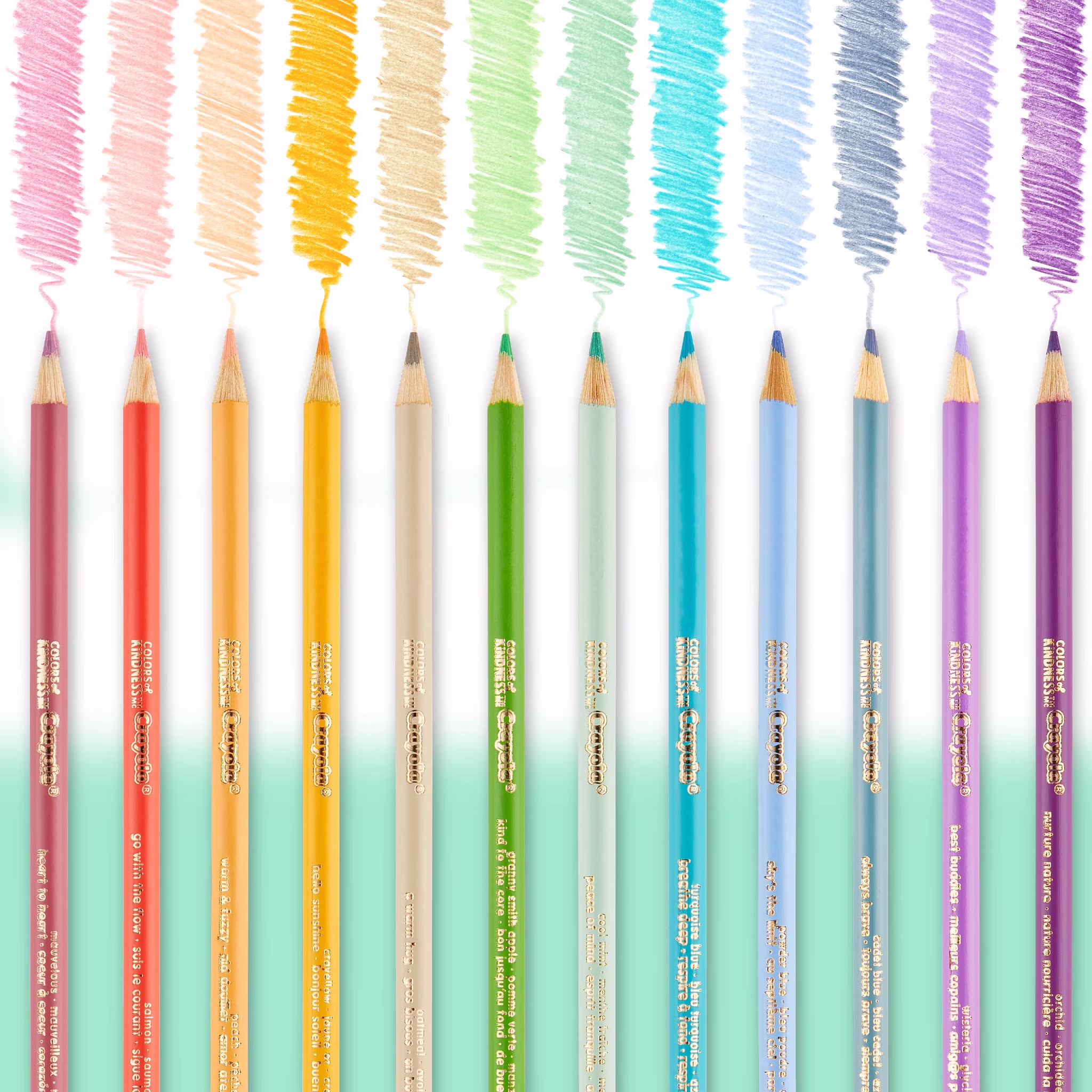 Crayola Colors of Kindness Colored Pencils, School Supplies, 12 Ct, Beginner Child