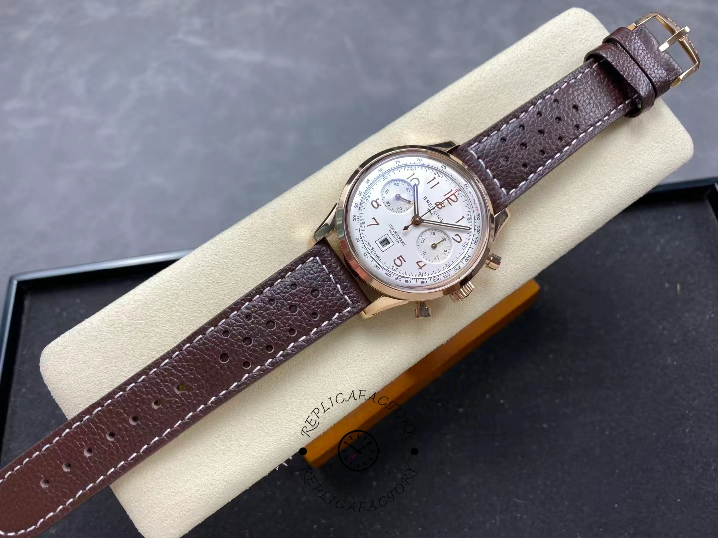 Breitling Premier B01 RB0145371G1P2 Rose Gold 42 Replica