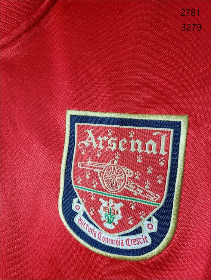 2000 Arsenal Home Long Sleeve Retro Jersey