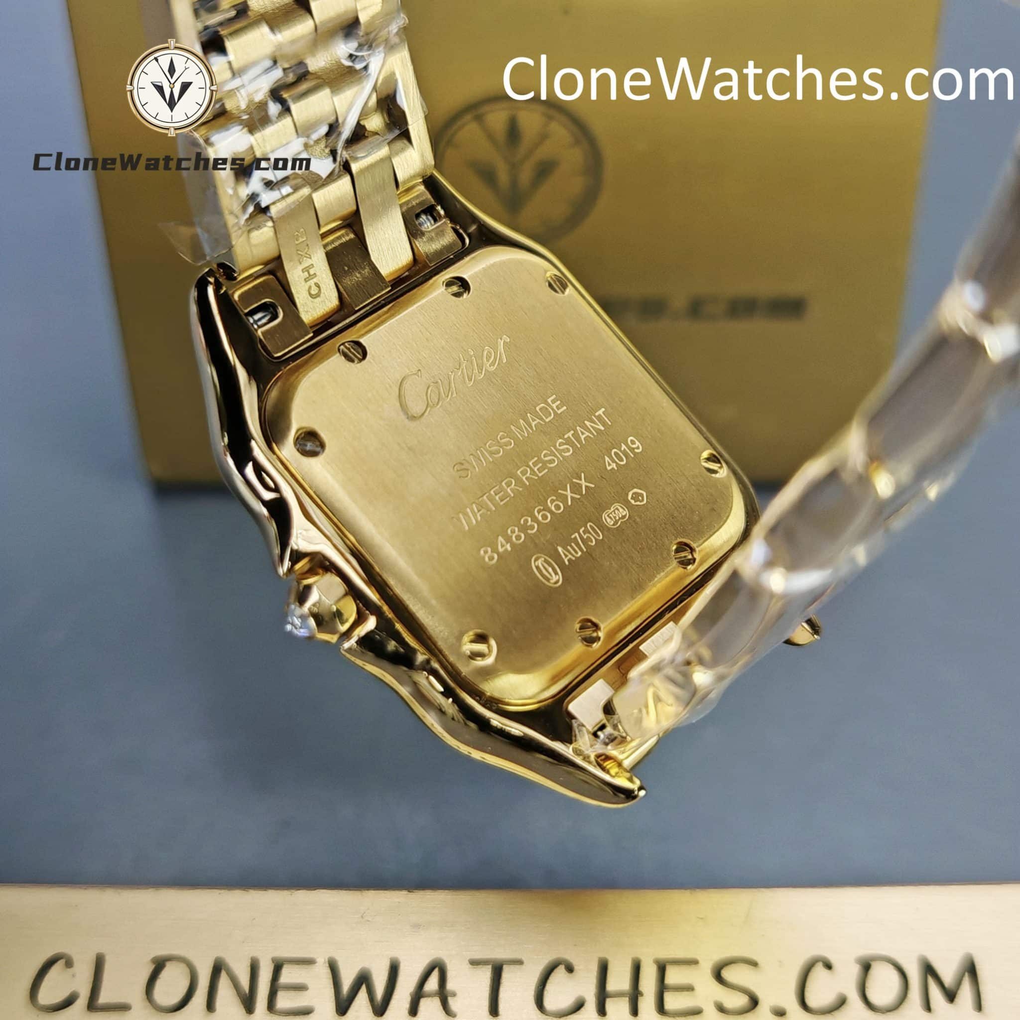 Cartier Super Clone Watches 1:1 PANTHÈRE DE CARTIER White Dial 27mm x36mm WJPN0085