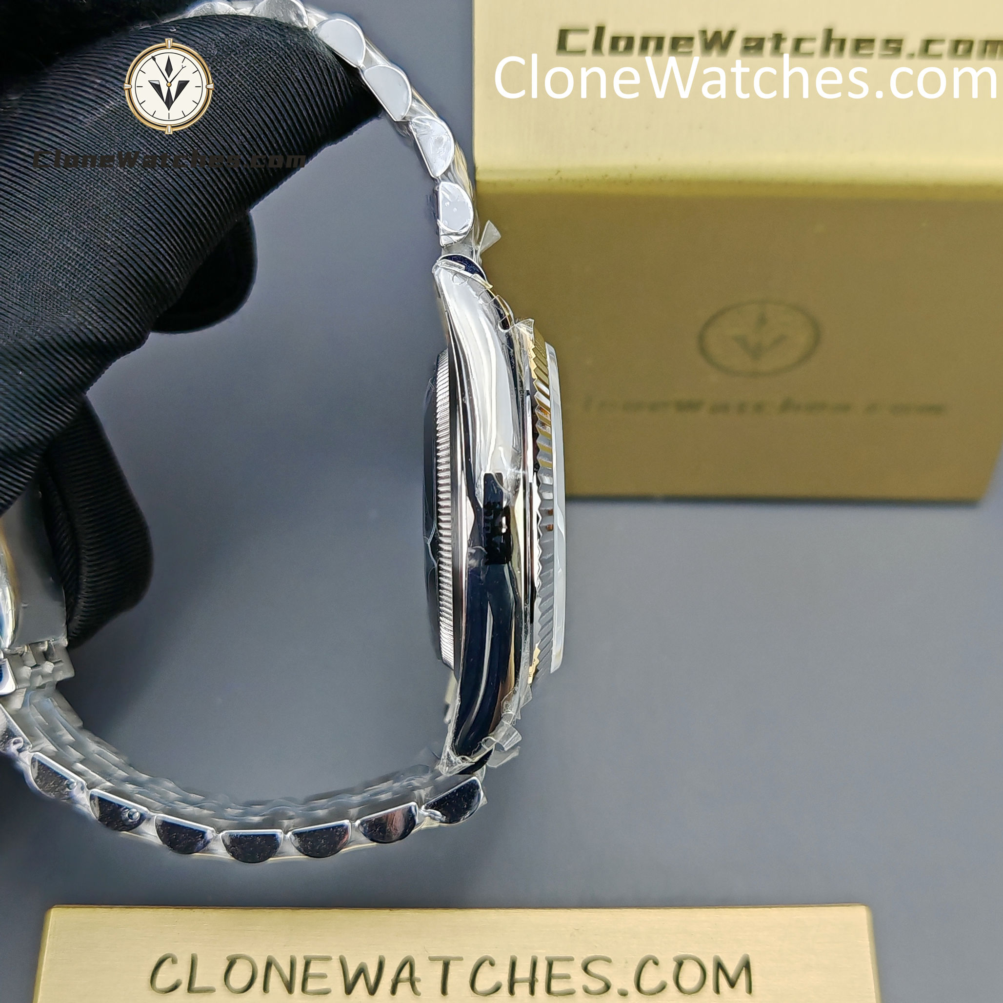 Rolex Super Clone Watches 1:1 DateJust Blue Diamond Dial Jubilee 36MM M126234 – 0037 3235 Movement