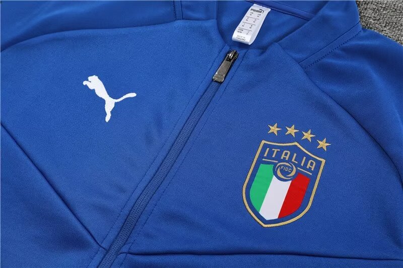 2022/2023 Italian long zipper jacket blue suit