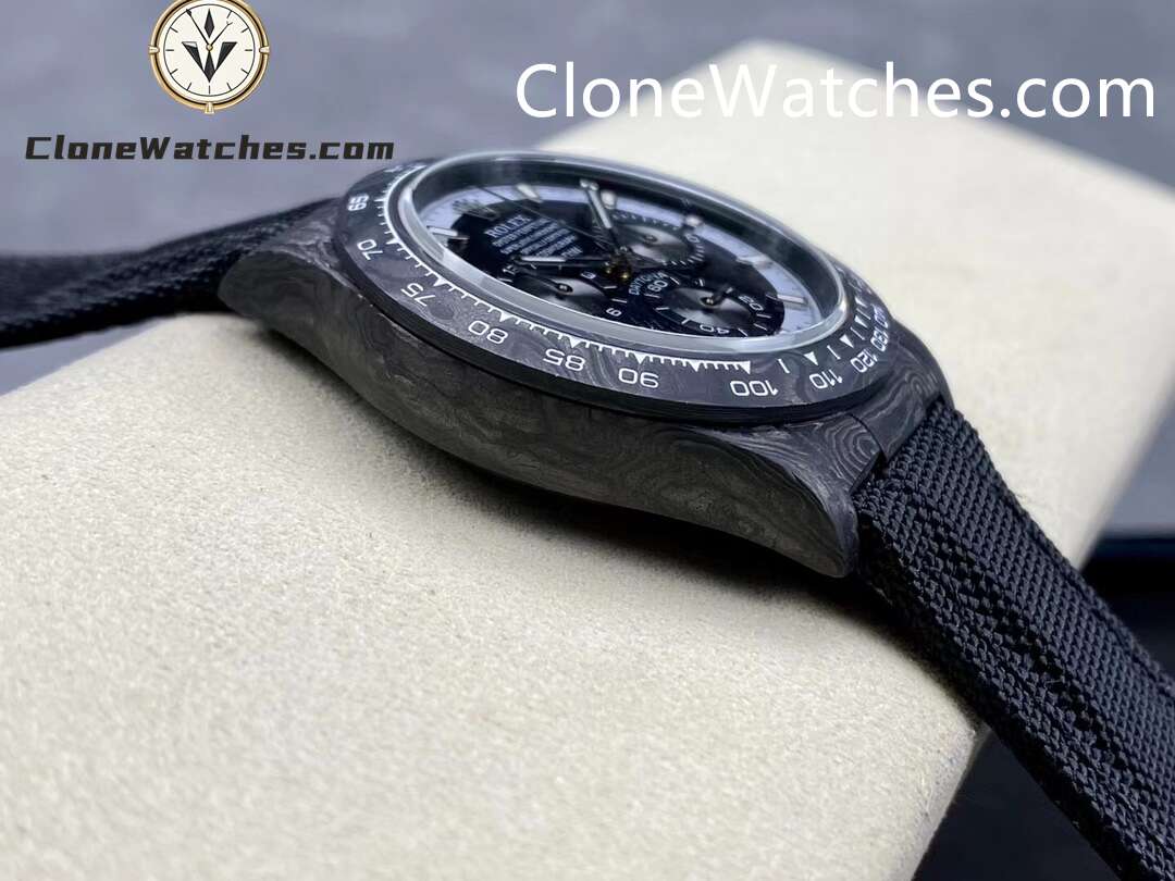 Modified Super Clone Watches 1:1 DiW Rolex Daytona NTPT Carbon “CREAM INVERT”
