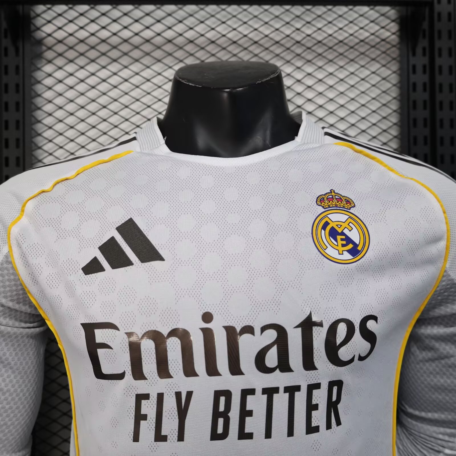 2025-26 New Season Real Madrid Home Long Sleeve Jersey - Player Edition