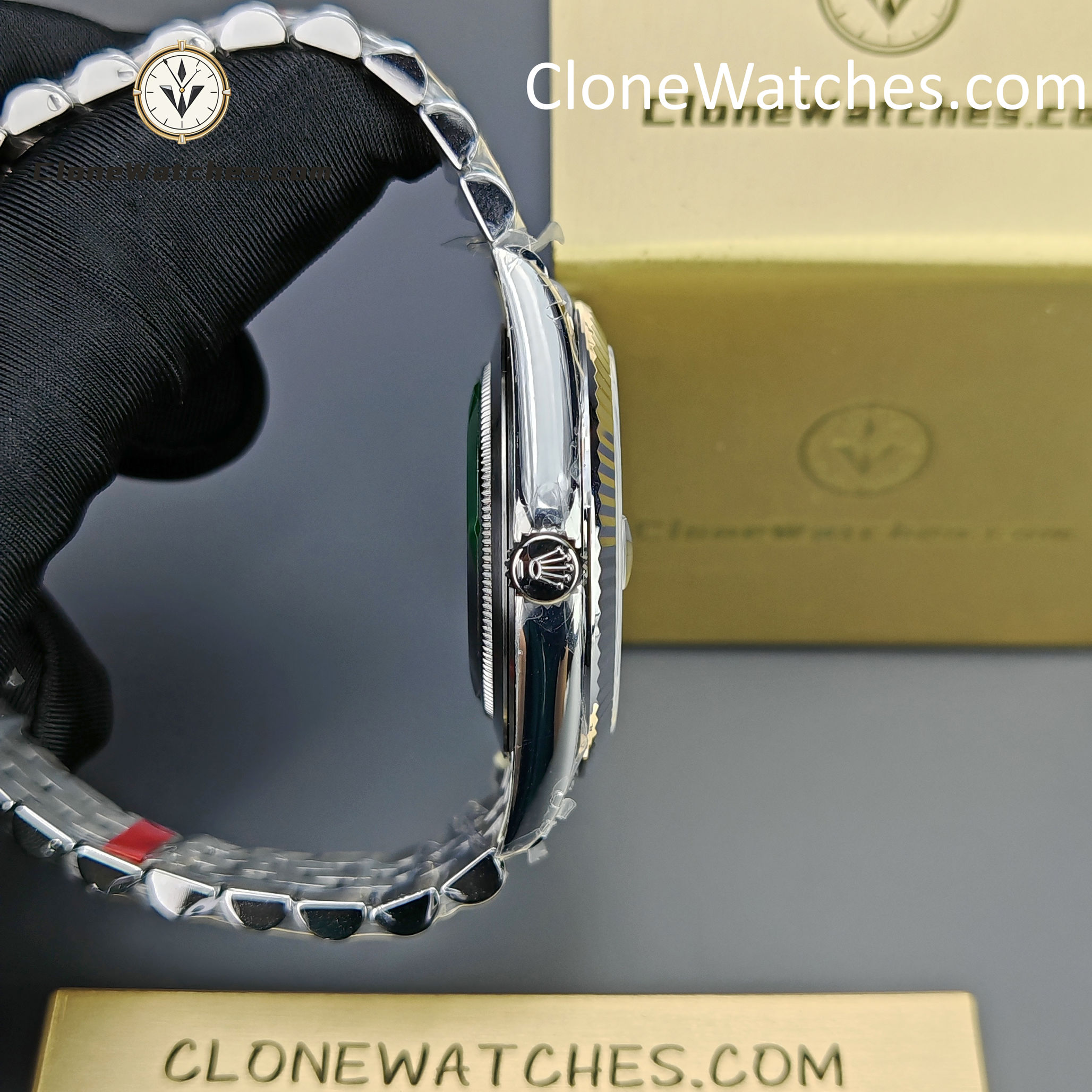 Rolex Super Clone Watches 1:1 DateJust Black Dial m126334-0018 Jubilee 41MM 3235 Movement